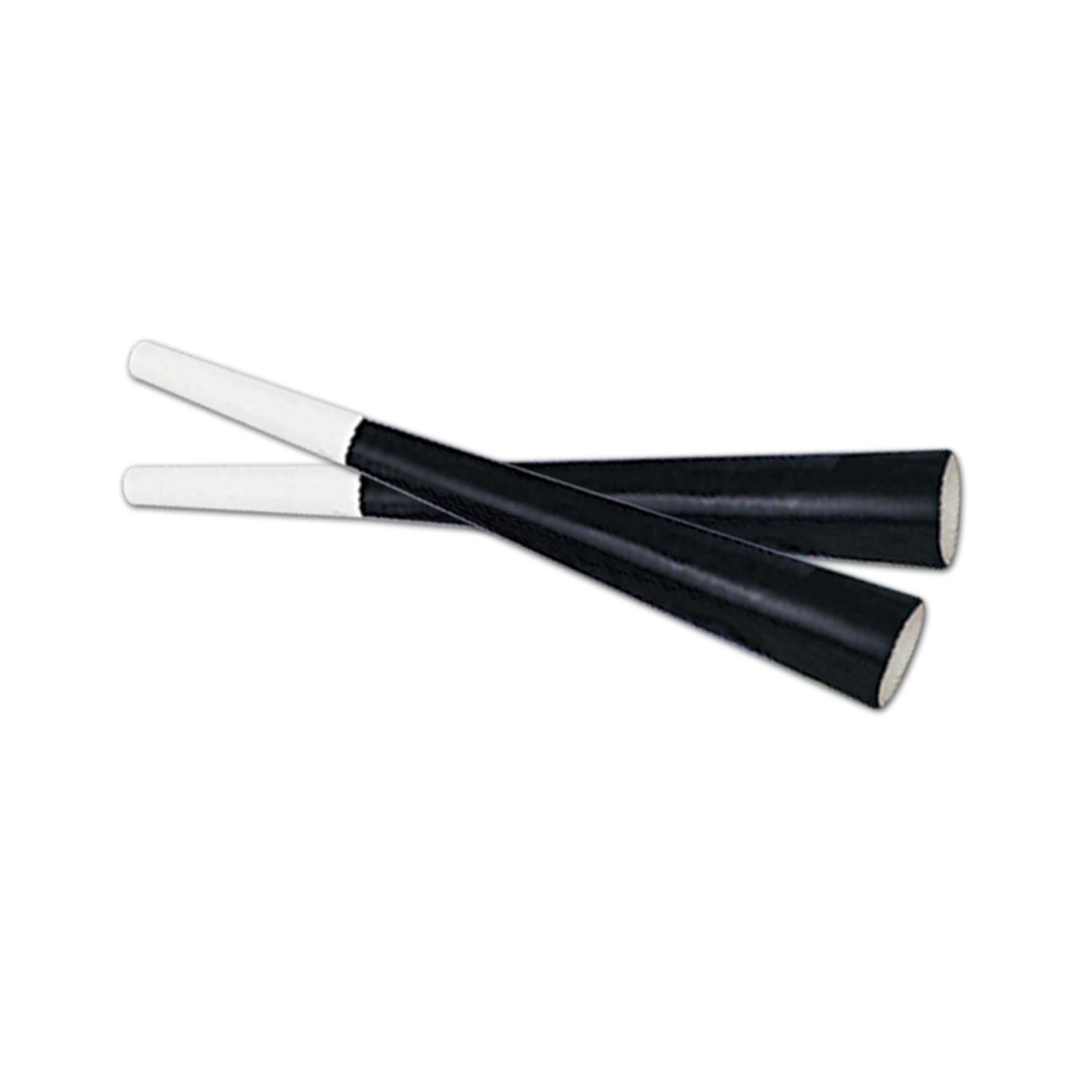 100 Pack Beistle Black New Years Party Horns - Noise Makers for New Year's Eve Celebrations, Birthday Parties & Festive Events