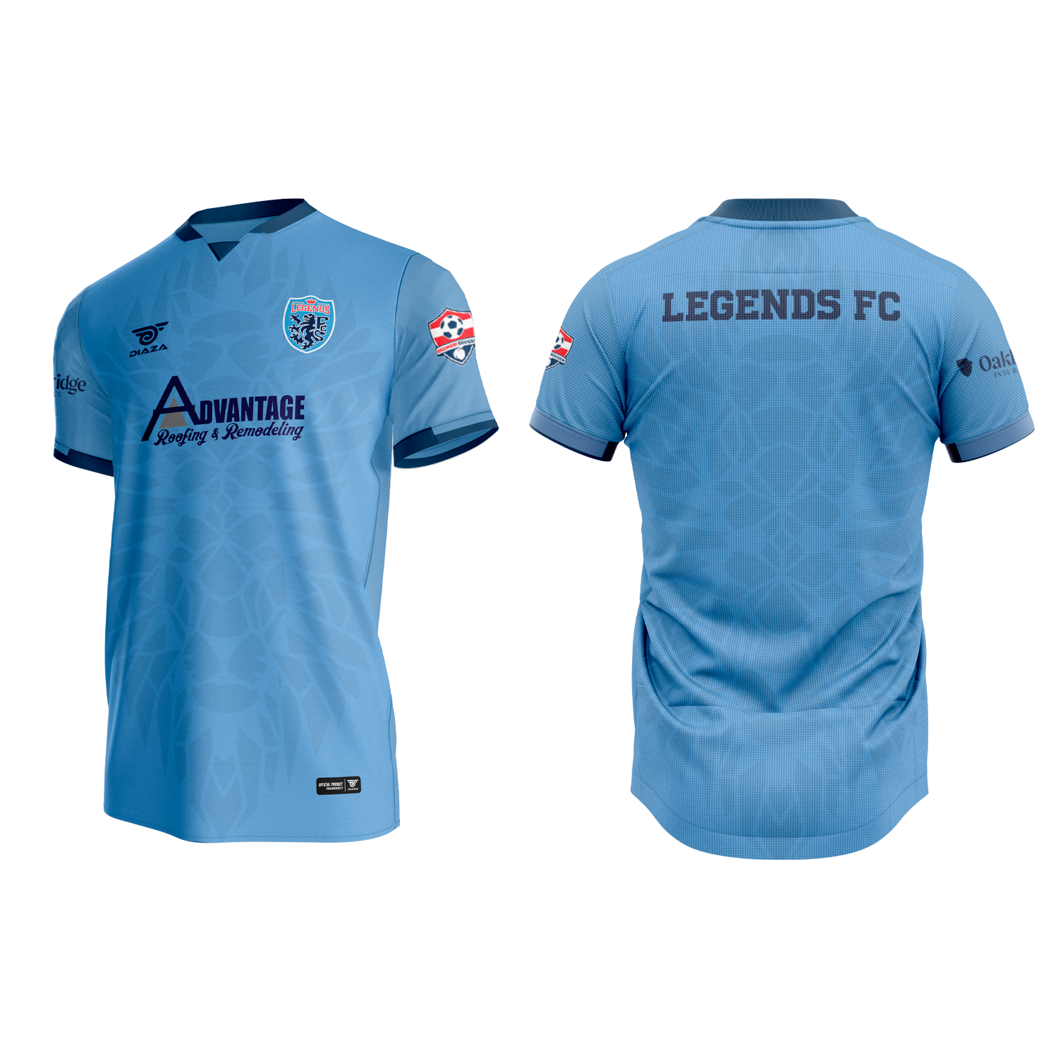 Legends FC Home Soccer Jersey - Official Team Uniform for Men & Women - Perfect for Matches, Training, and Fan Support