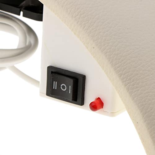 Siah 15W Nail Dust Suction Collector & UV Nail Dryer Machine with 3 Fans - White | Professional Nail Salon Equipment for Dust Removal & Fast Drying | Perfect for Nail Art, Gel Polish & Acrylic Nails