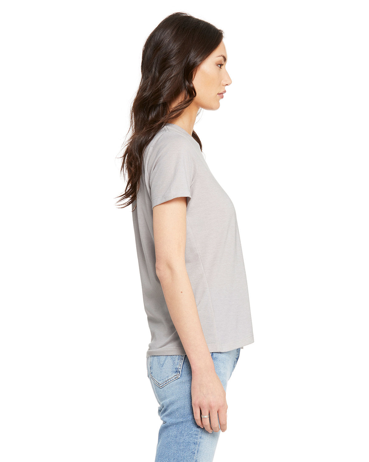 Bella + Canvas 6400CVC Women's Relaxed Fit Heather Short Sleeve T-Shirt - Soft CVC Blend Tee for Casual Wear, Gym & Everyday Comfort