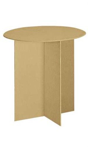 Round Wood Display Table - 30