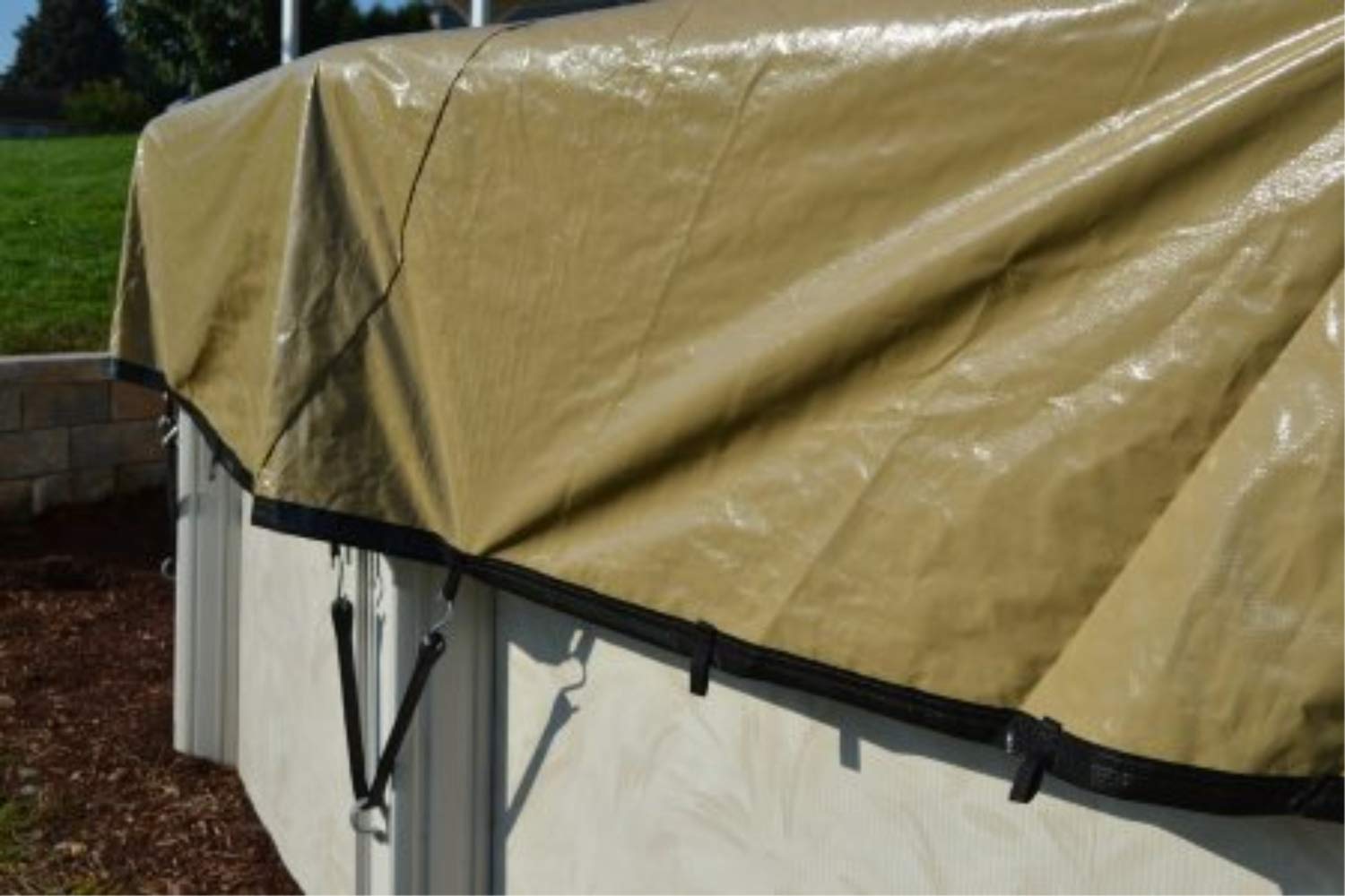 Doheny's Heavy-Duty Winter Pool Covers for Above Ground Pools | Premium Protection with Reinforced Material | Perfect for Snow, Ice & Leaf Protection During Cold Months