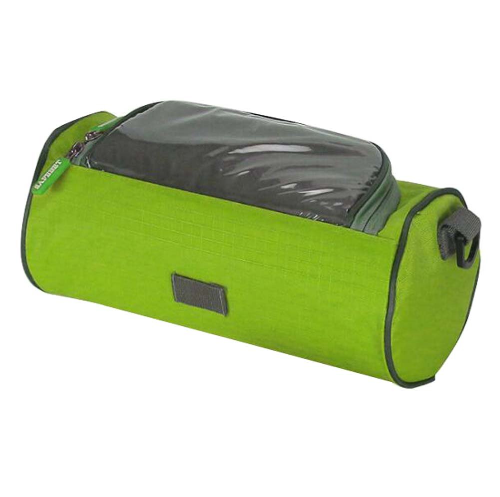 DRAGON SONIC Waterproof Transparent PVC Bicycle Phone Storage Bag - Multifunctional Handlebar Pouch for Cycling, Hiking, and Outdoor Activities