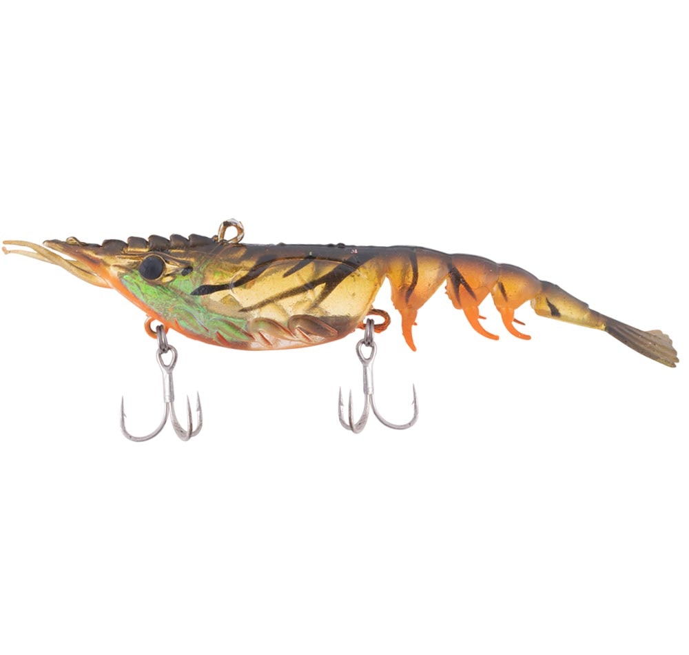 Berkley Shimma Shrimp Soft Vibe Lure 65mm - Premium Saltwater Fishing Bait for Bass, Trout & Redfish - Perfect for Kayak Fishing & Inshore Angling