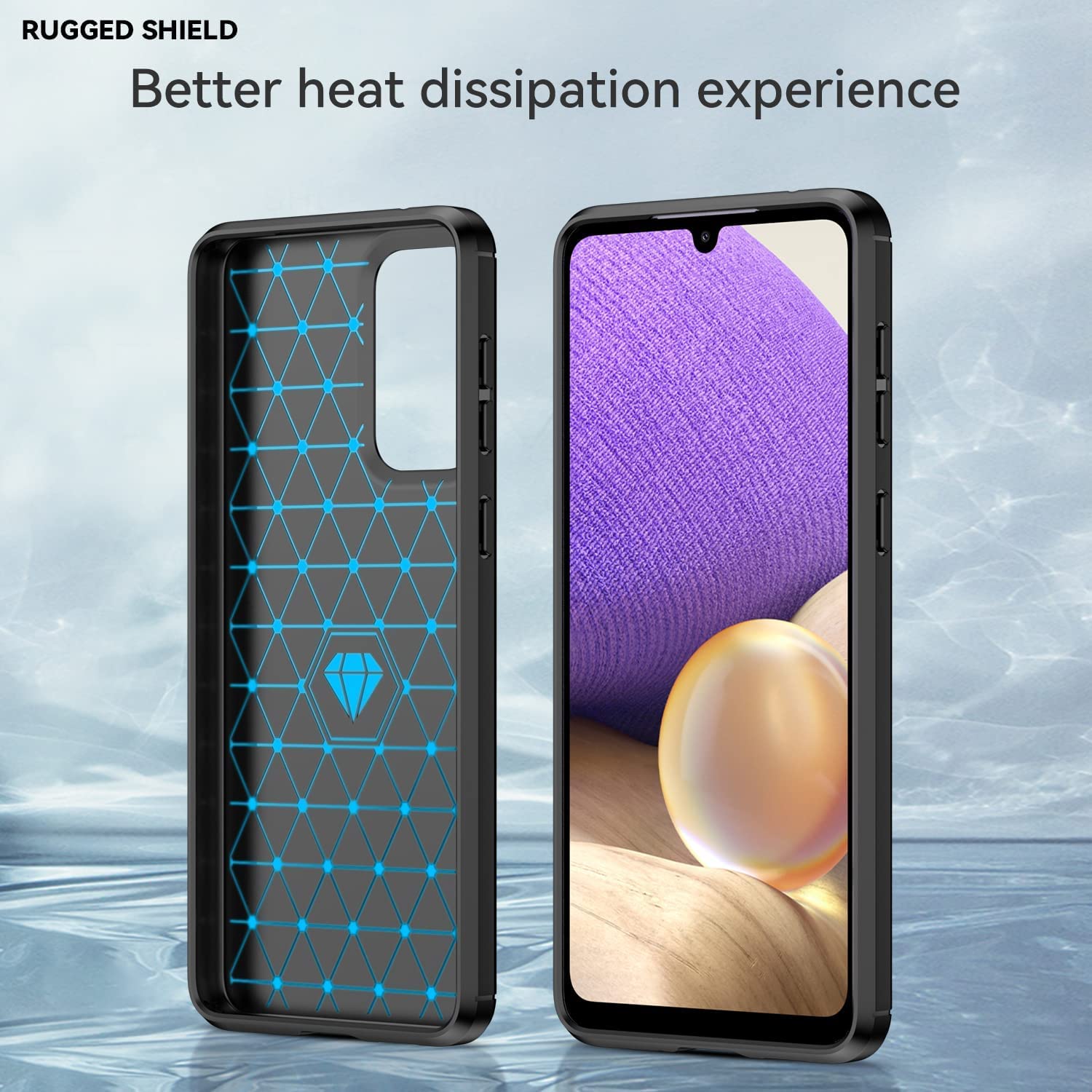 Slim Protective Case for Samsung Galaxy A33 5G - Lightweight Flexible TPU with Carbon Fiber Design (Black) | Perfect for Everyday Use, Work & Travel