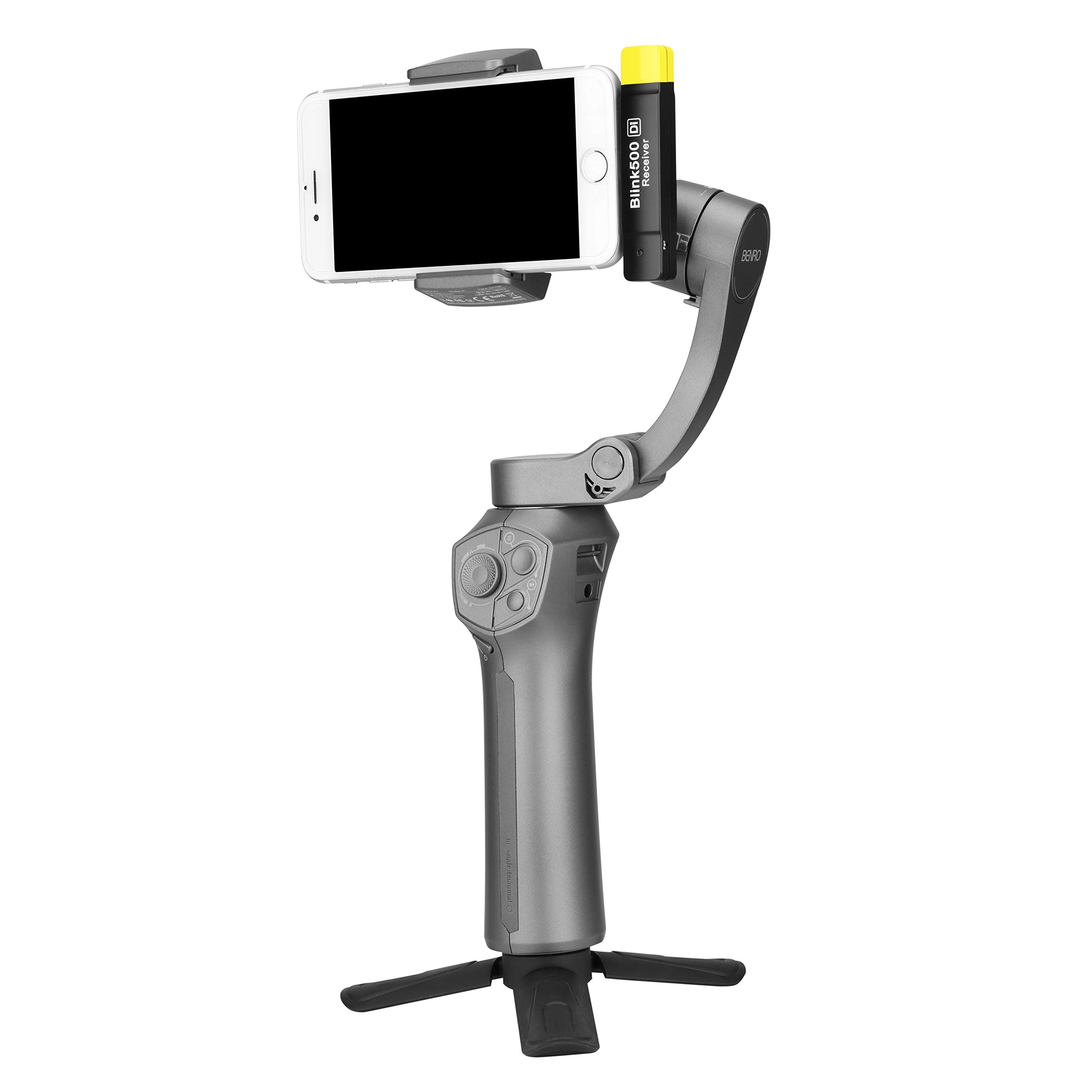 Saramonic Blink 500 RX Di 2.4GHz Wireless Lavalier Microphone System for iPhone & iPad - Dual Receiver, Lightning Connector, Black | Perfect for Vlogging, Live Streaming & Interviews