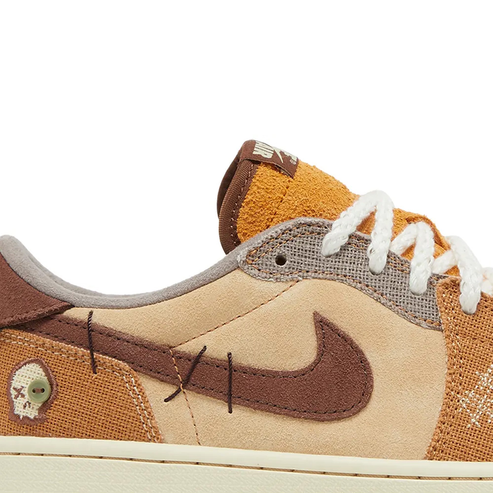 Air Jordan 1 Retro Low OG x Zion Williamson 'Voodoo' Sneakers (2022) - Men's Basketball Shoes for Streetwear & Casual Wear