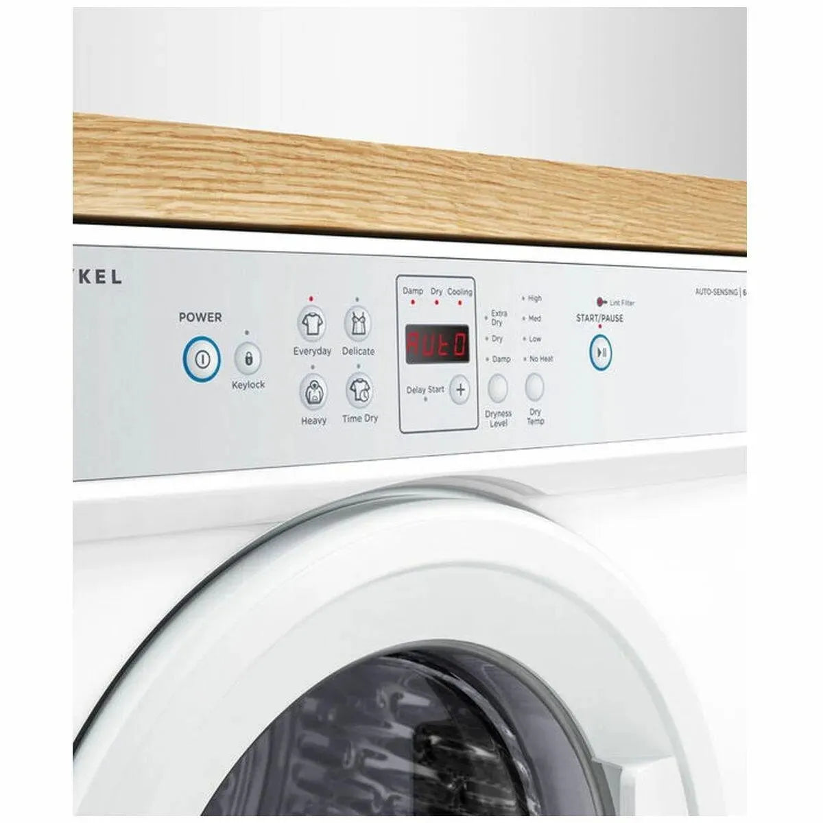 Fisher & Paykel DE6060M2 6kg Vented Clothes Dryer - Energy Efficient Laundry Solution for Homes & Apartments