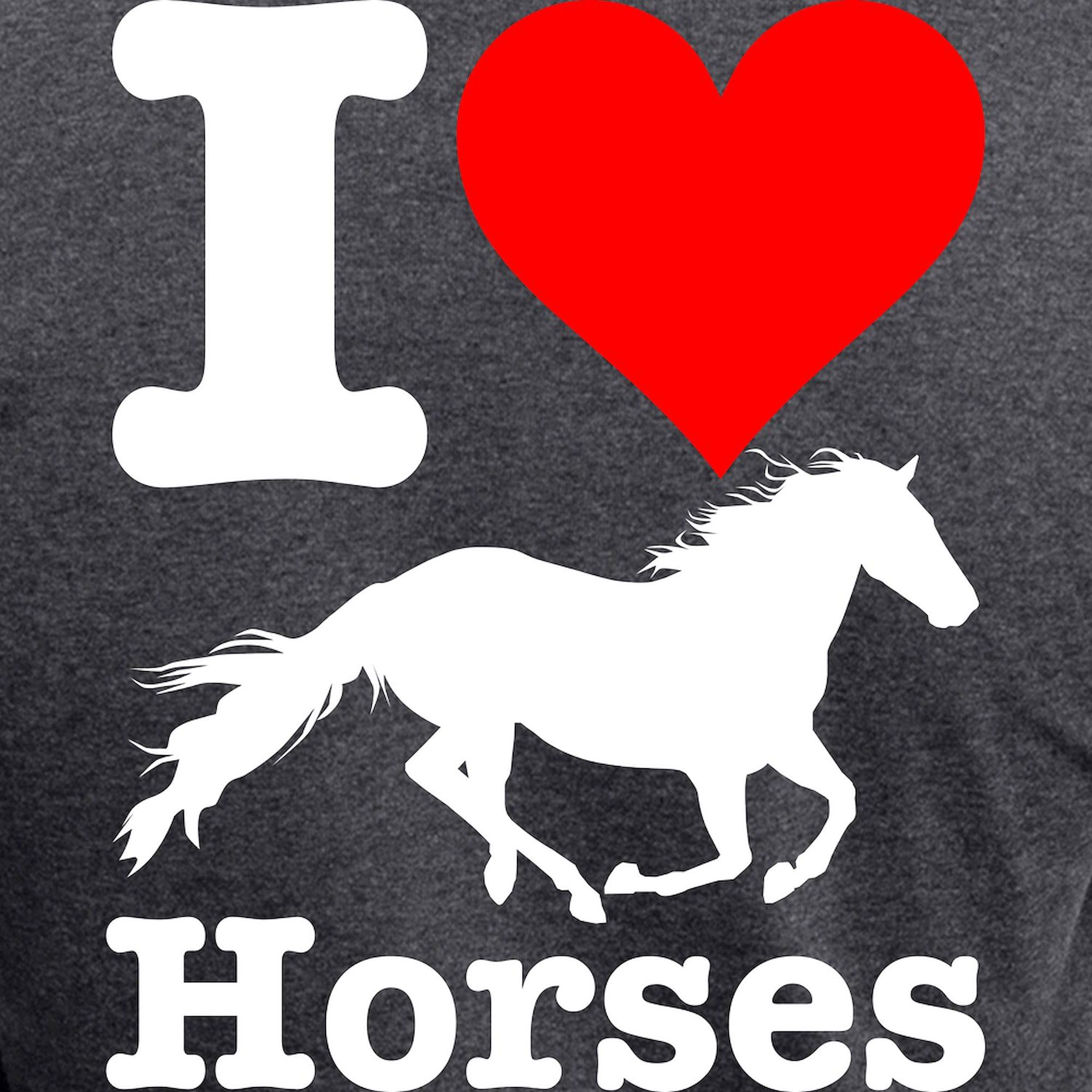 CafePress I Heart Horses Women's Charcoal Pajama Set - Cozy Sleepwear for Horse Lovers, Perfect for Lounging & Sleepovers