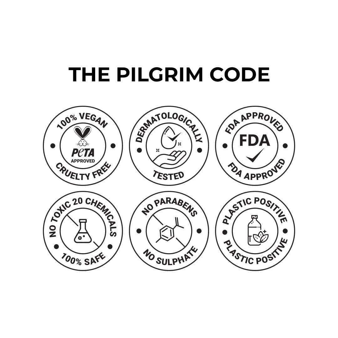 Pilgrim 1% Salicylic Acid Face Wash Gel 100ml - CICA & Tea Tree Oil Cleanser for Oily & Acne-Prone Skin | Non-Drying Formula for Men & Women | Perfect for Daily Skincare Routine & Acne Treatment