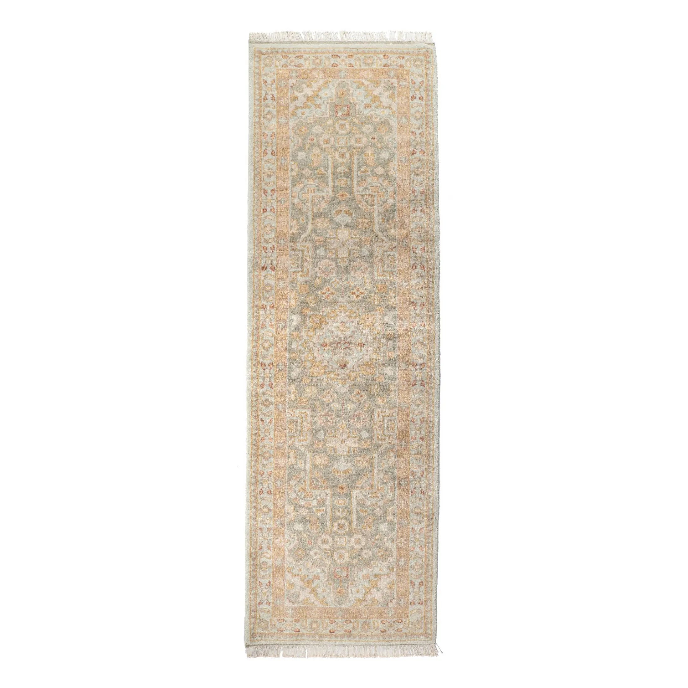 Dash & Albert Kendra Sky Hand Knotted Wool Rug - Soft & Durable 5'x8' Area Rug for Living Room, Bedroom & Nursery Decor