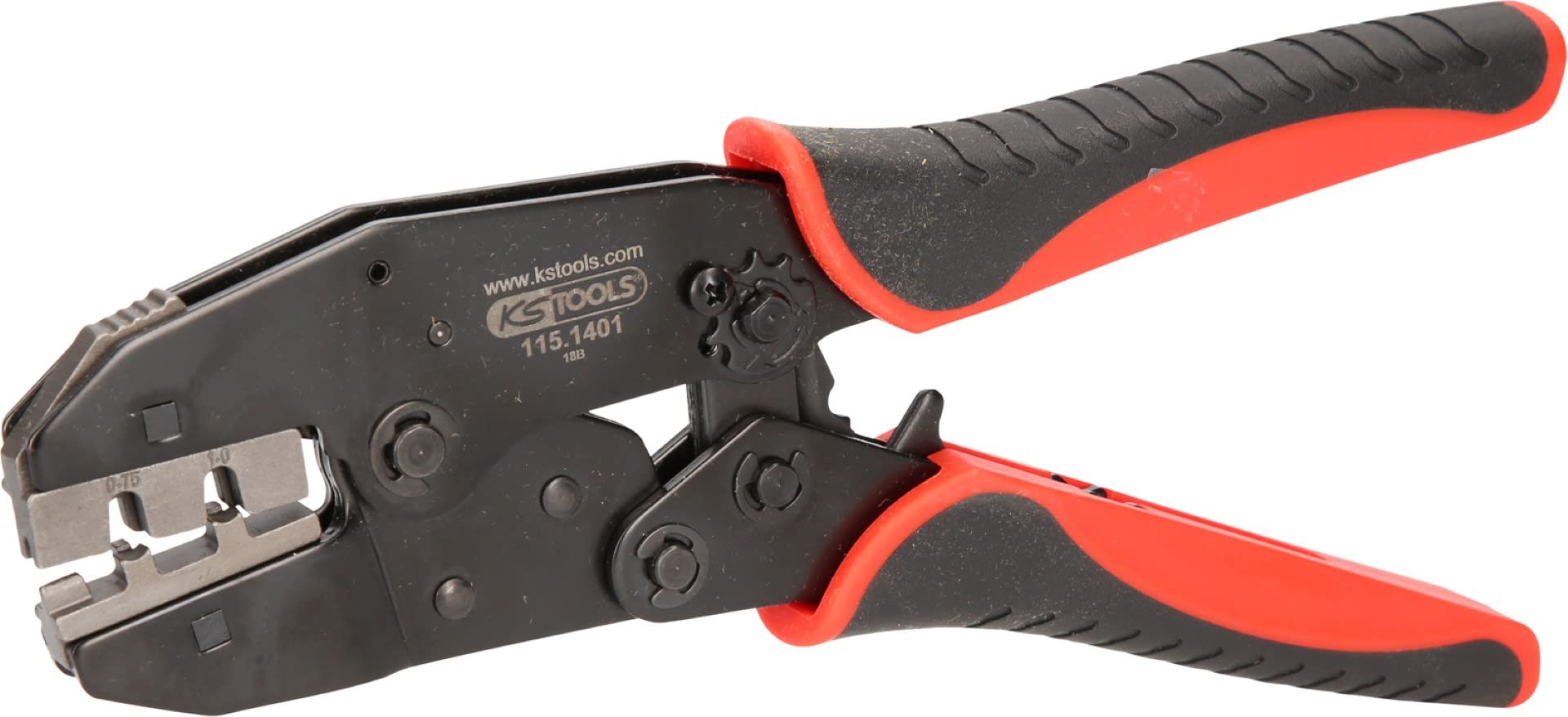 KS TOOLS 115.1515 Crimping Pliers for AMP Superseal Type 1.5 - Professional Wire Crimper Tool for Automotive, Marine & Electrical Connections - Perfect for DIY, Mechanics & Electricians
