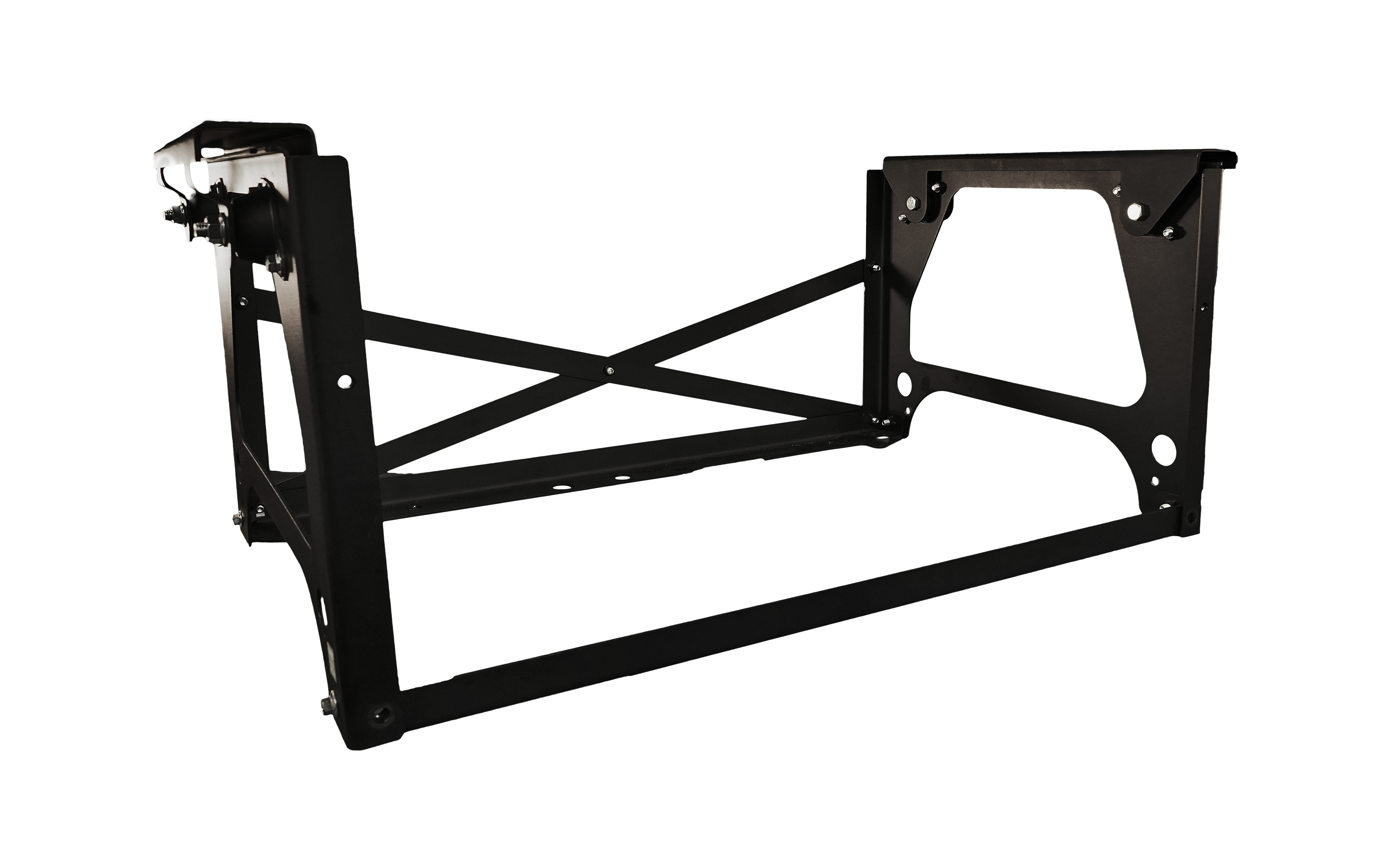 Sturdy Metal Mounting Rack for Flex Generators - Heavy Duty Wall Mount Bracket for Secure Generator Installation | Perfect for Home, Garage & RV Power Backup