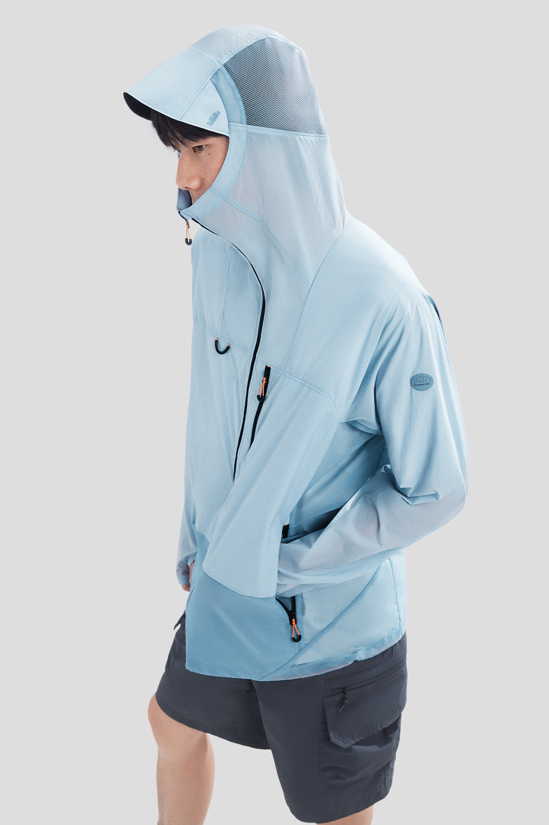 Men's Lightweight Breathable Packable Sun Protection Jacket UPF50+ - Perfect for Hiking, Travel & Outdoor Activities