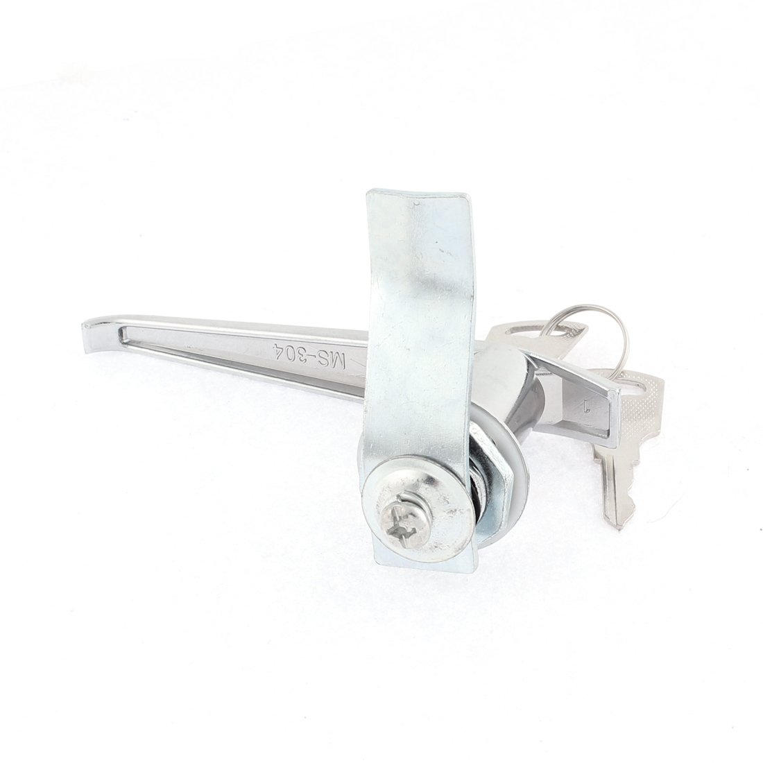 uxcell 2-Pack Cabinet Metal Handle Panel Mount Cam Lock with Keys - Secure Drawers, Toolboxes & Furniture