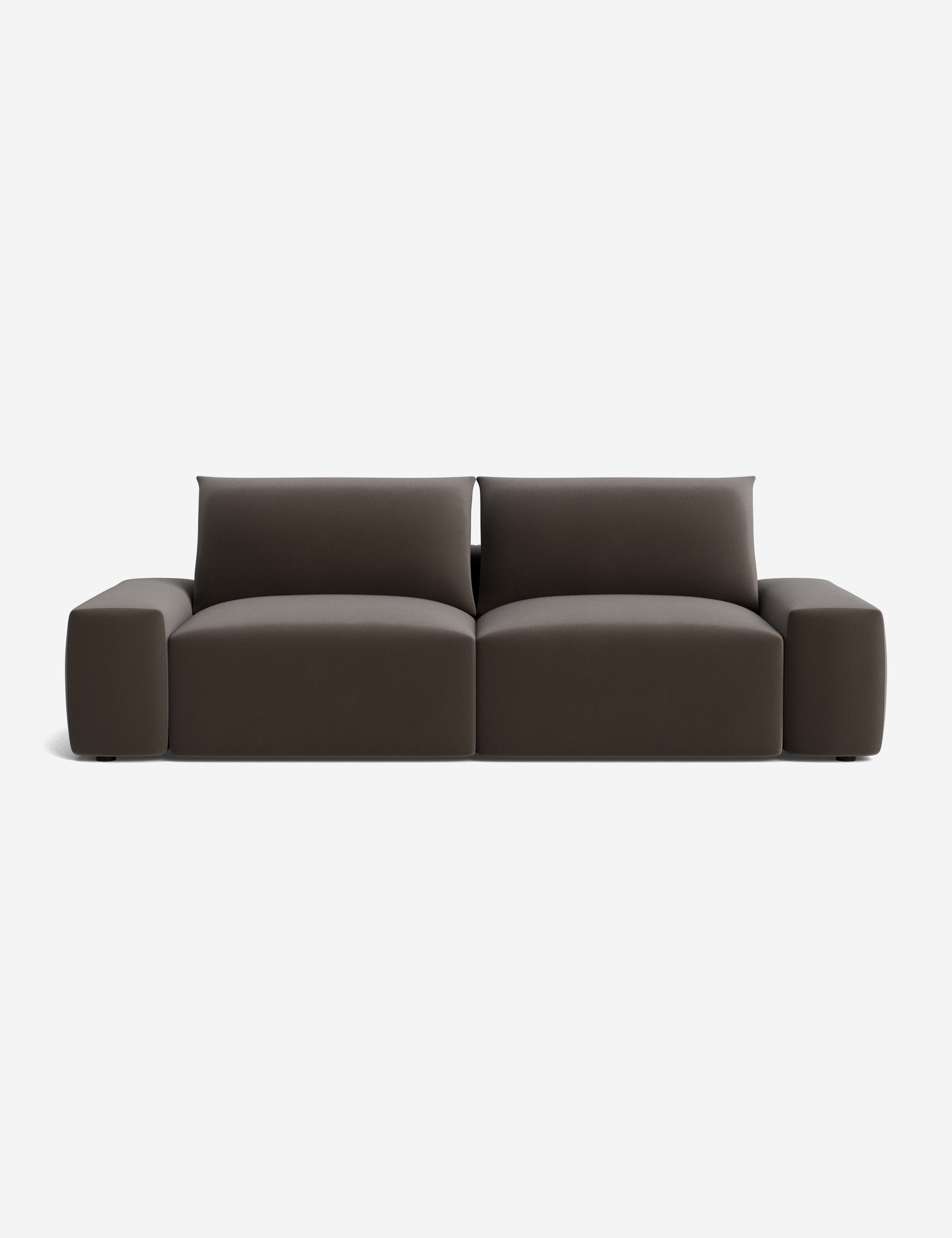 Taupe Performance Velvet