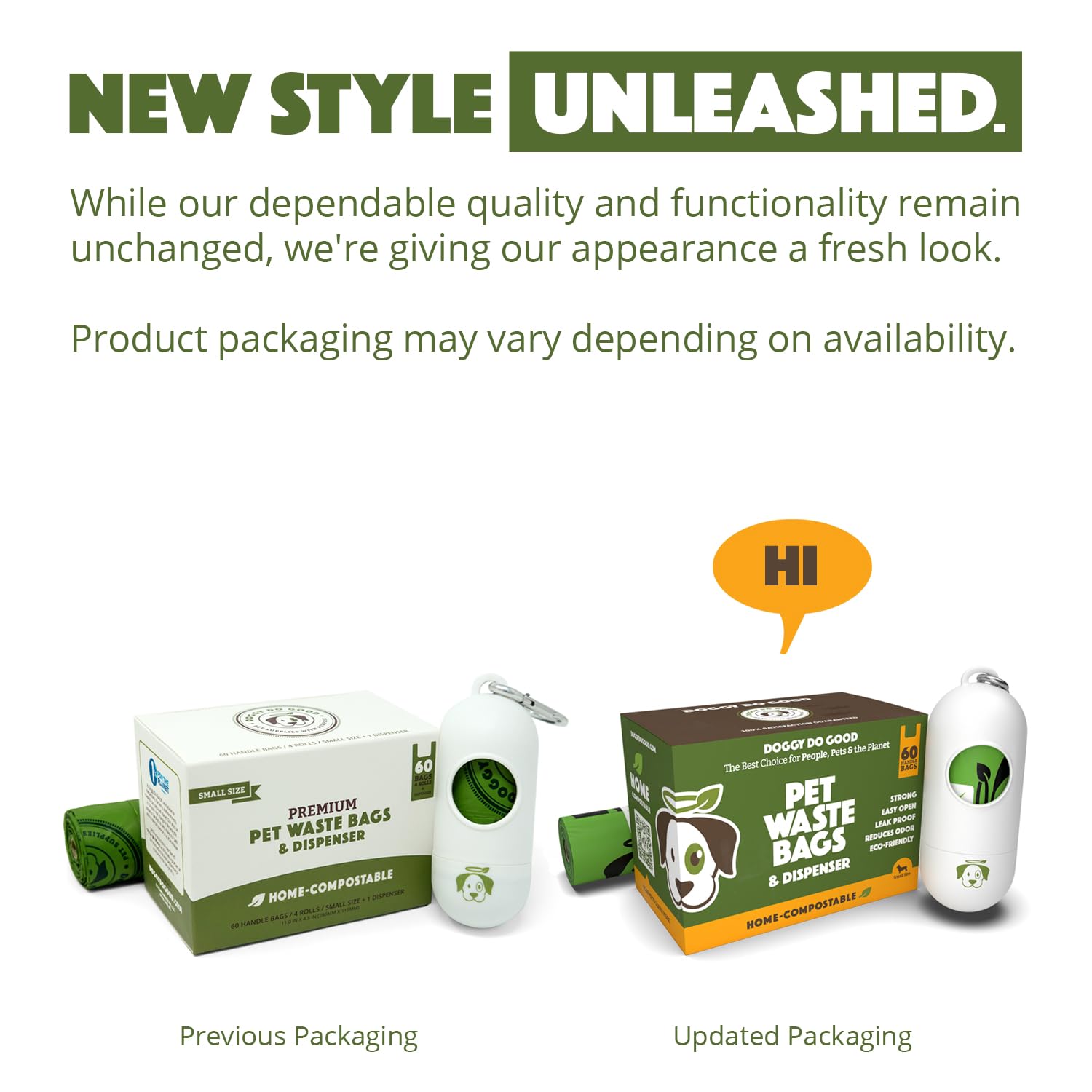 Eco-Friendly Dog Poop Bags - Biodegradable & Leakproof Waste Bags for Dogs | Recycled Plastic, Unscented, Extra Thick & Durable | Perfect for Park Walks, Backyard Cleanup & Travel Use