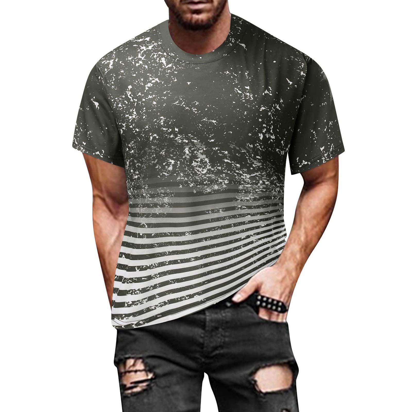 Men's Active Button Down Shirt - Breathable White Cotton Dress Shirt for Work, Casual & Outdoor Activities