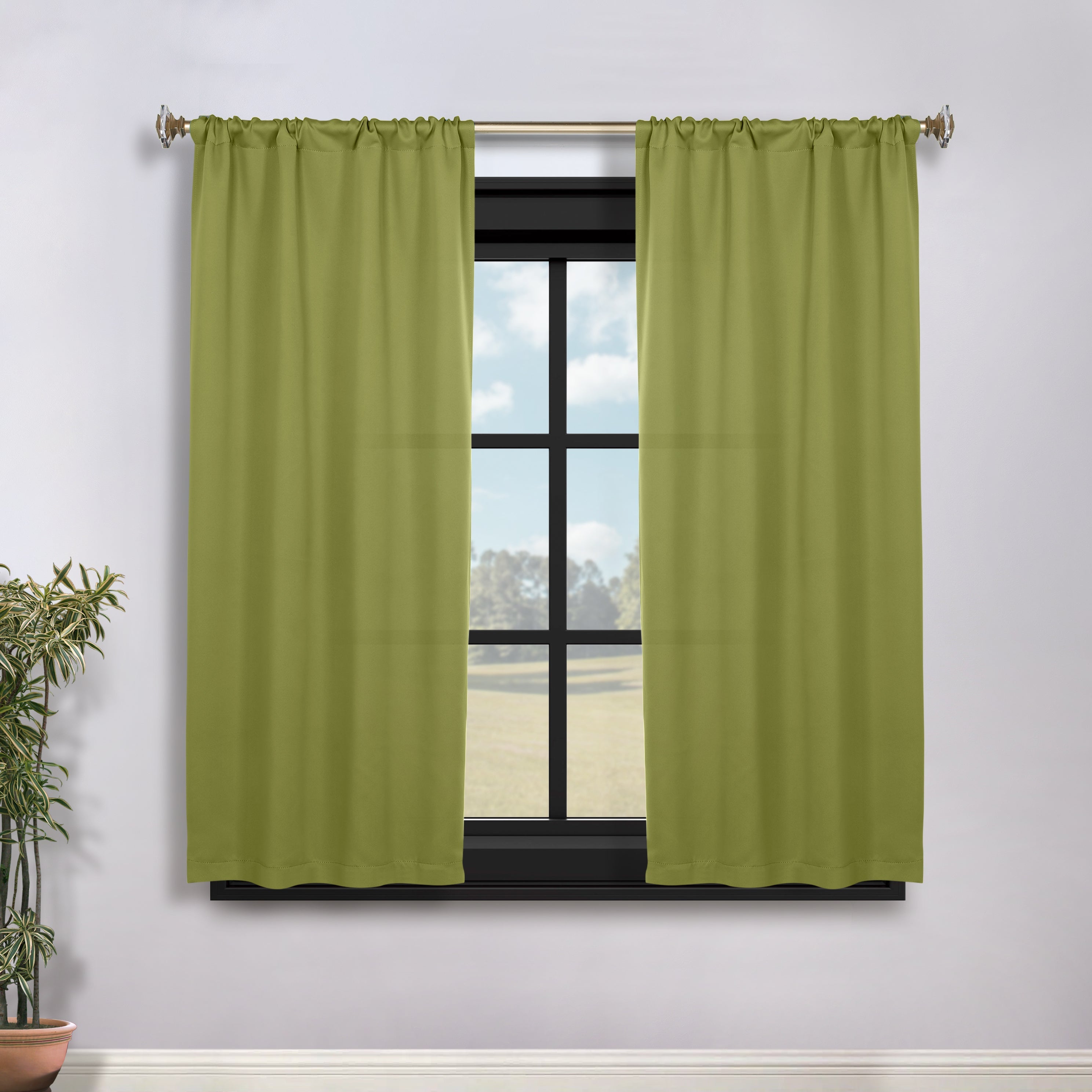 Blackout Curtains for Bedroom - Machine Washable, Thermal Insulated, Noise Reducing - Set of 2 Panels - Perfect for Nursery, Home Theater & Shift Workers (42x84 Inches)
