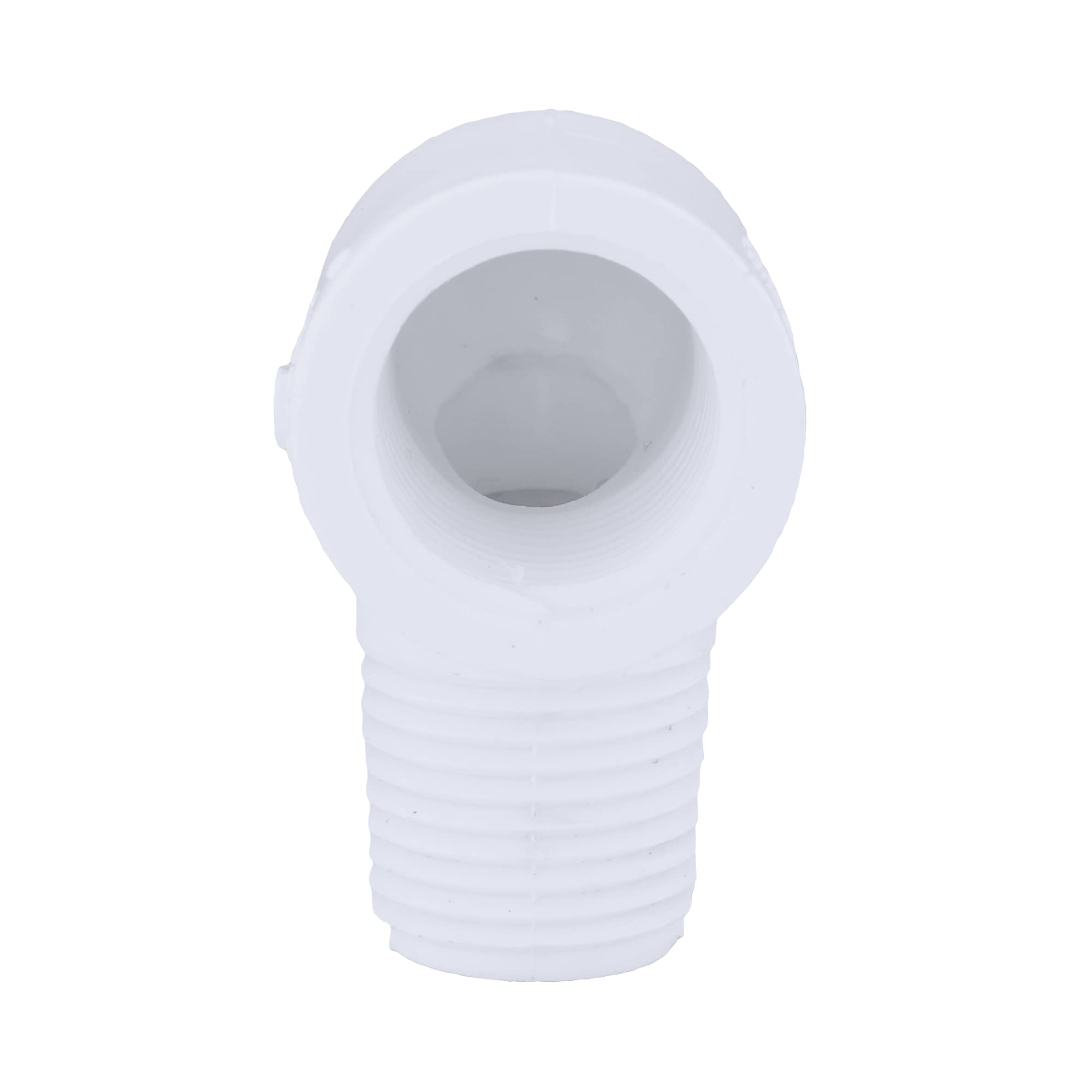 Charlotte Pipe 1/2 Inch Schedule 40 90 Degree Street Ell MPT x FPT PVC Fitting for Plumbing & Irrigation Systems - Home, Garden & Industrial Use (1-Piece)