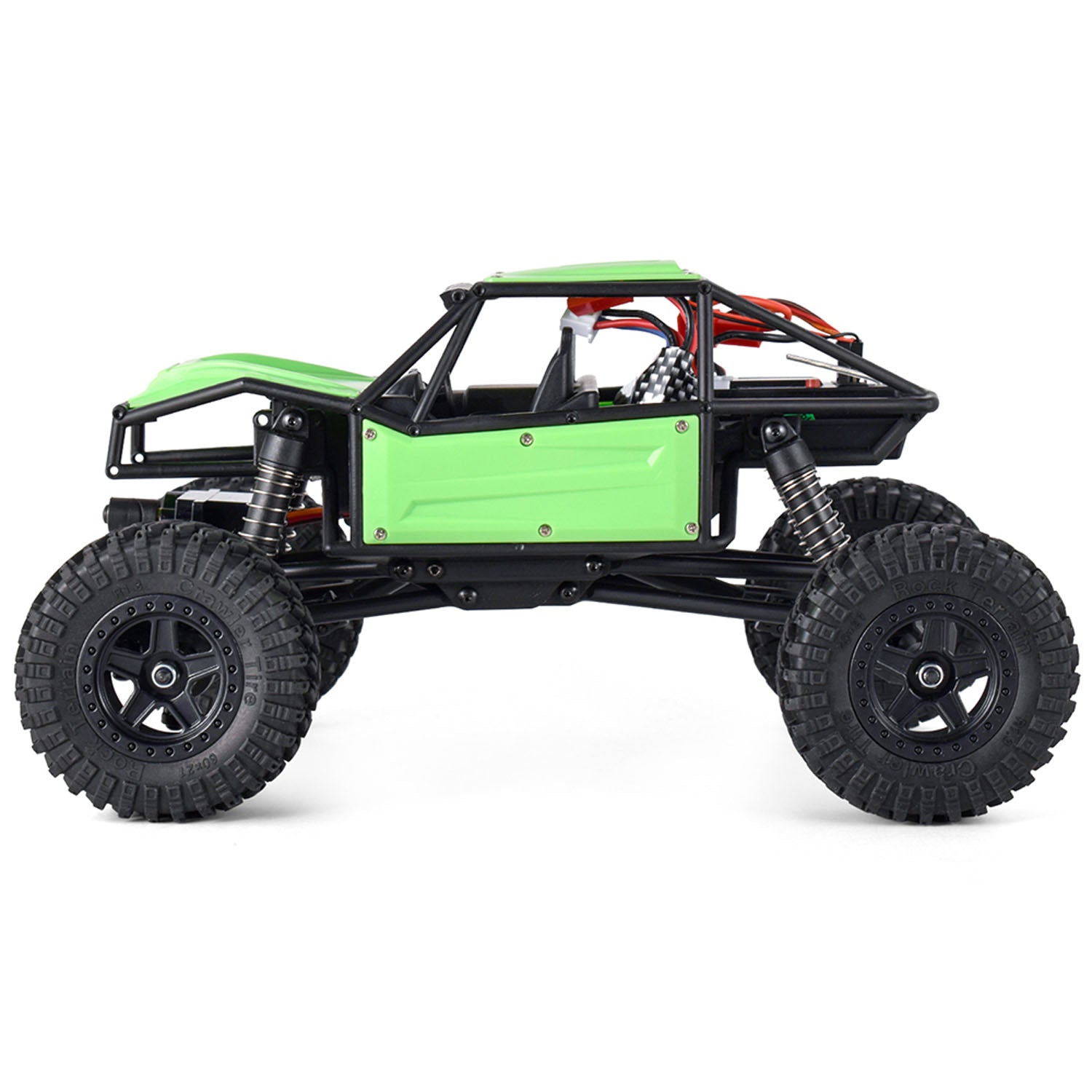 1/18 Scale RC Off Road Car 4WD Remote Control Rock Crawler - 370 Motor, ESC Protection, Steering Servo, Rechargeable Battery - High Speed All Terrain Vehicle for Adults & Kids - Perfect for Off Road Racing, Backyard Crawling & Outdoor Adventure
