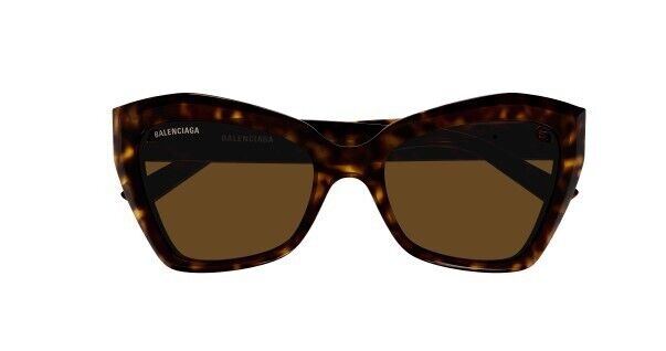 Balenciaga BB0271S 002 Havana Brown Cat Eye Sunglasses for Women - Stylish UV Protection Shades for Beach, Driving & Outdoor Fashion