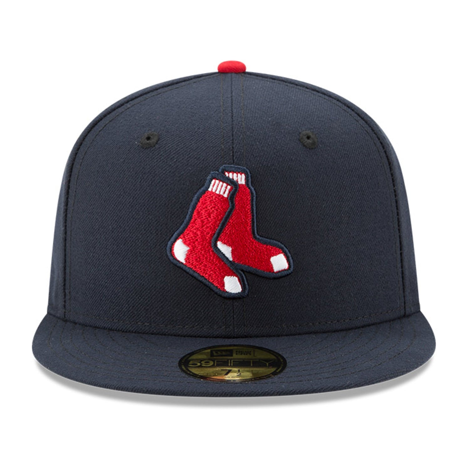 New Era 59Fifty Authentic Collection Boston Red Sox Alternate Baseball Cap - Navy Blue Adjustable Fitted Hat for Men & Women | Perfect for Baseball Games, Sports Events & Streetwear Fashion