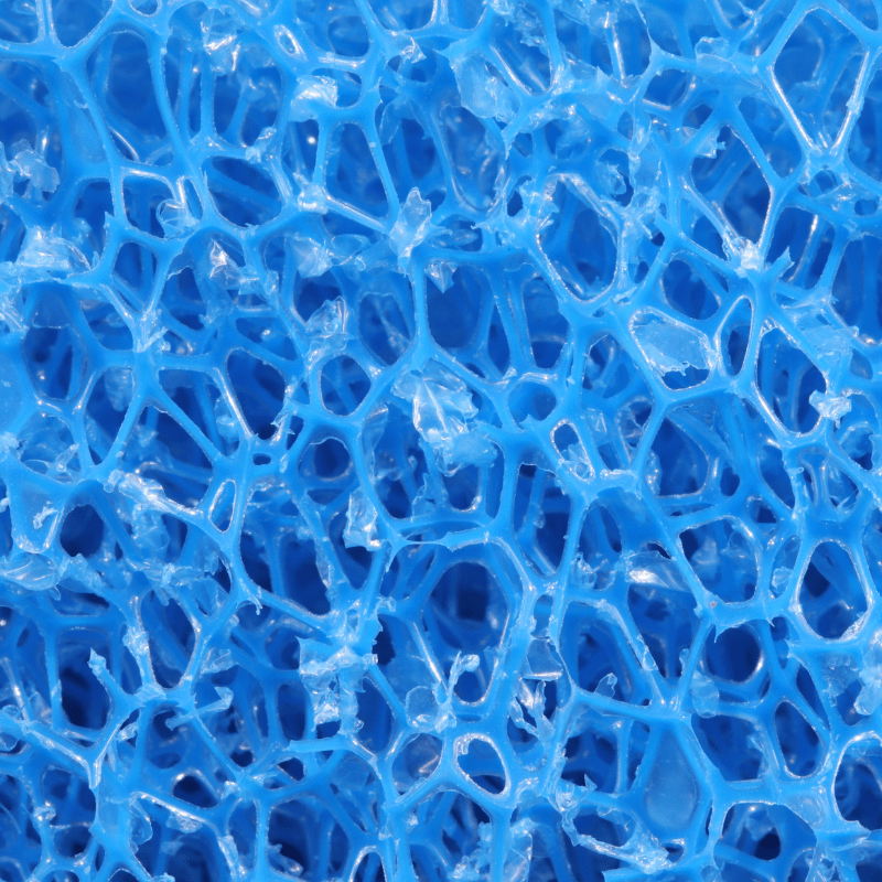 JBL Blue Foam Coarse Filter Media 50x50mm - High-Quality Aquarium Filter Sponge for Fish Tank, Pond & Sump Filtration - Perfect for Mechanical & Biological Filtration in Freshwater & Saltwater Systems