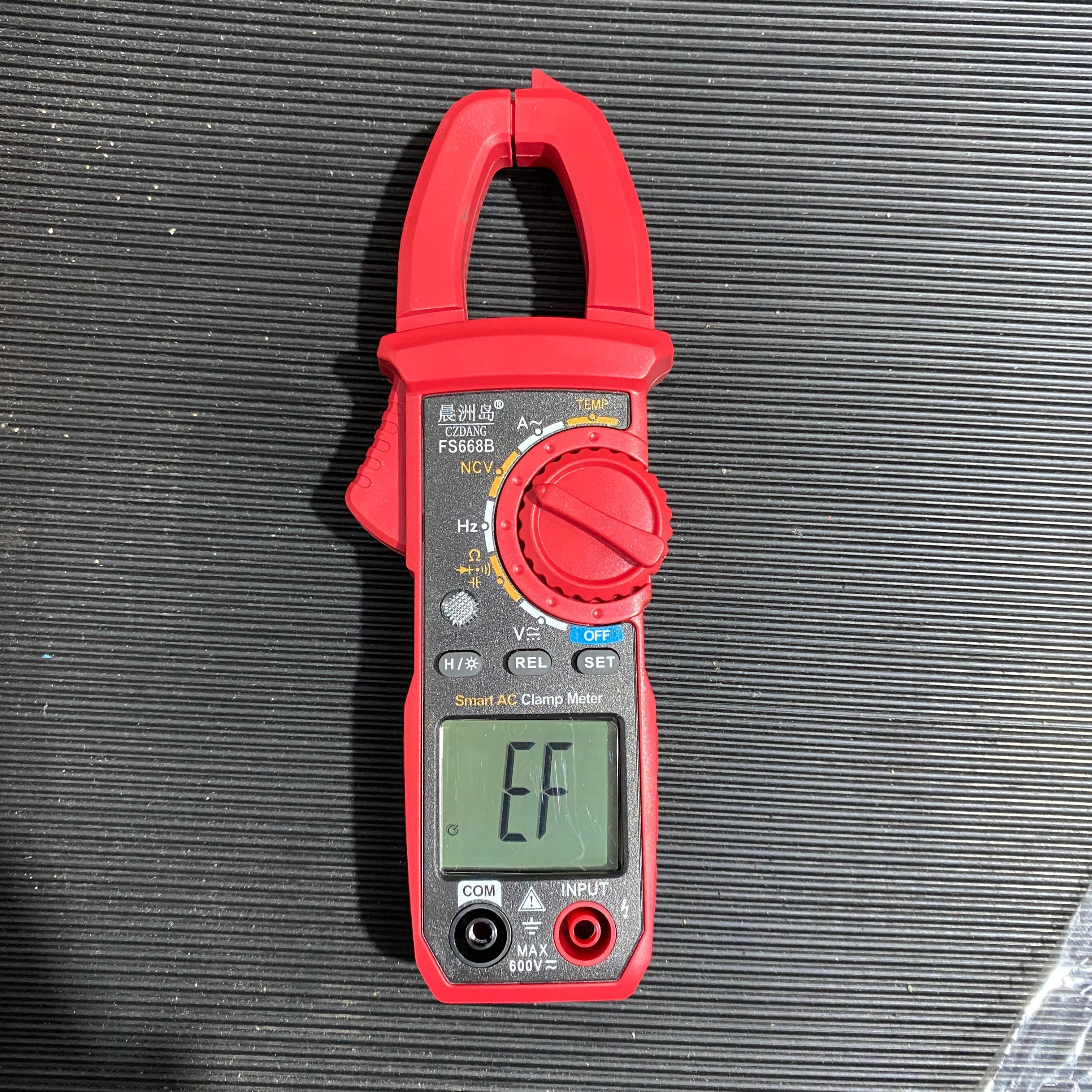 AC Clamp Multimeter FS668B - Digital Clamp Meter for AC Current, Voltage, Resistance & Continuity Testing | Perfect for Electricians, HVAC Technicians & DIY Home Electrical Projects