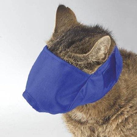 Cat Muzzle for Grooming & Vet Visits - Soft & Breathable Pet Muzzle for Cats - Adjustable Safety Muzzle for Nail Trimming, Bathing & Medical Care - Perfect for Anxious or Aggressive Cats