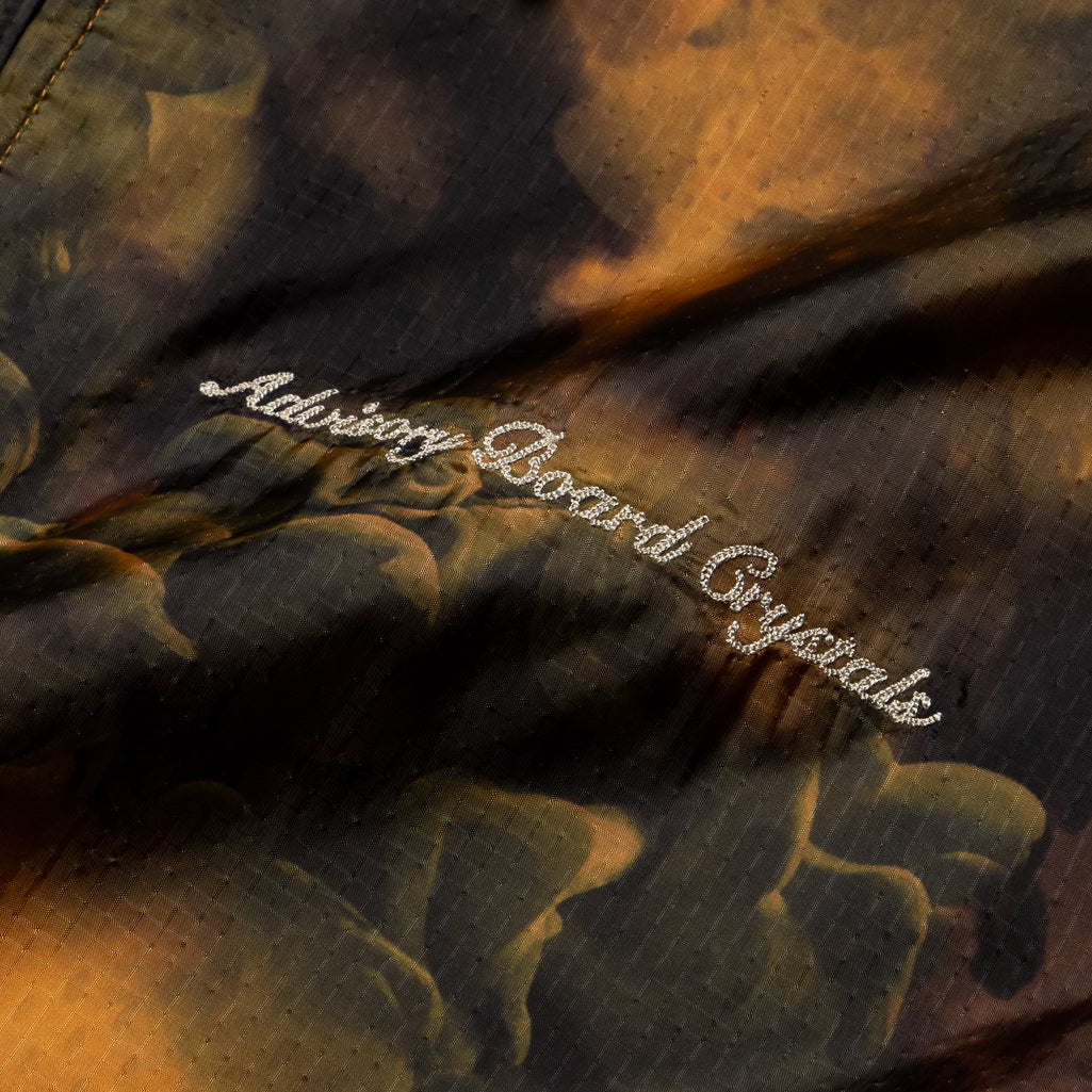 Advisory Board Crystals Tie-Dyed Ripstop Jacket in Gold - Stylish Water-Resistant Windbreaker for Outdoor Adventures & Streetwear Fashion