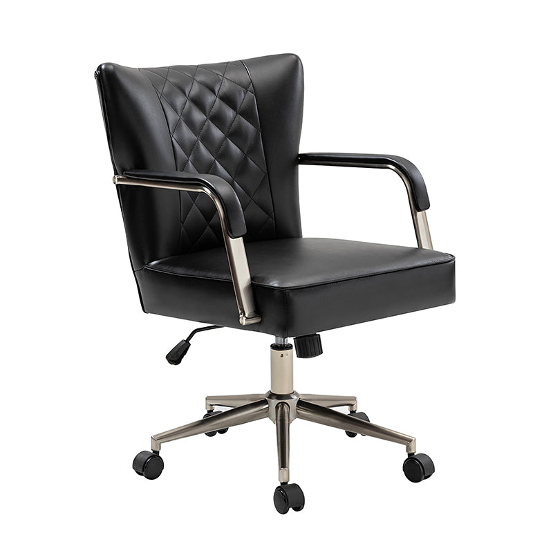 Egmont Waterproof 360 Degree Swivel Office Task Chair - Ergonomic Desk Chair for Home & Office Workspace, Gaming, and Study