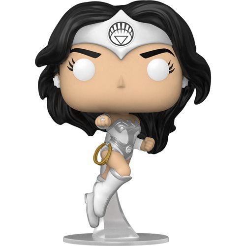DC Comics Wonder Woman White Lantern Pop! Vinyl Figure - 80th Anniversary Collector's Edition [423] | Superhero Collectible for Display & DC Fans Gift
