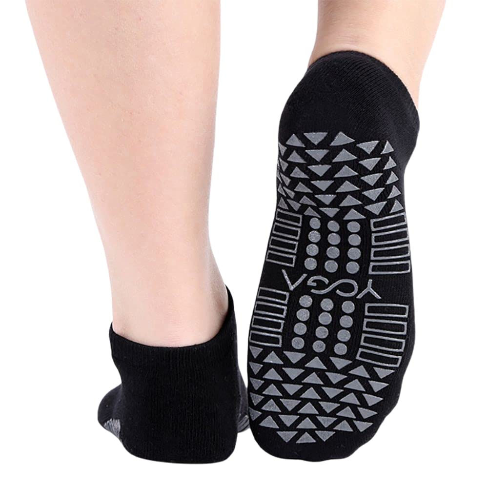 Non-Slip Toeless Yoga Socks for Women - Grip Socks for Ballet & Dance