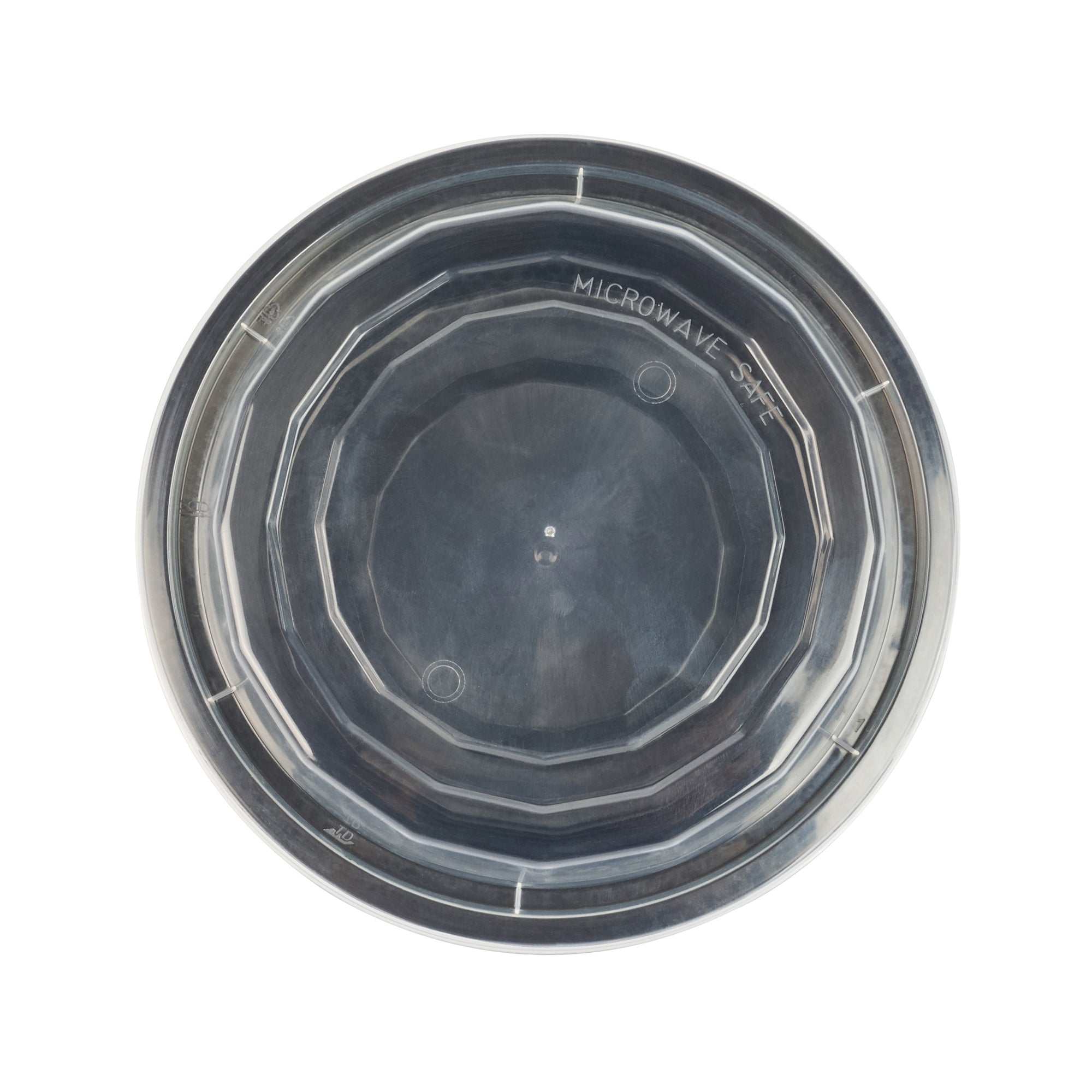 16 oz Black Plastic Takeout Containers with Clear Lids - 50 Pack, Microwave Safe (6.25