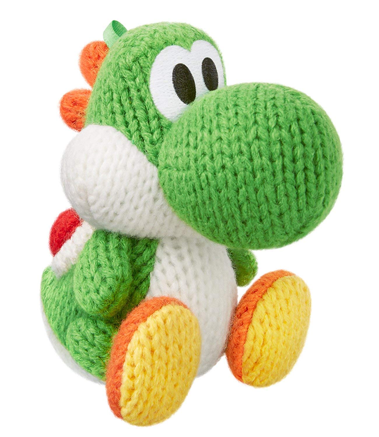 Nintendo Green Yarn Yoshi amiibo Figure for Wii U & Switch - Collectible Toy for Super Smash Bros & Yoshi's Woolly World Games