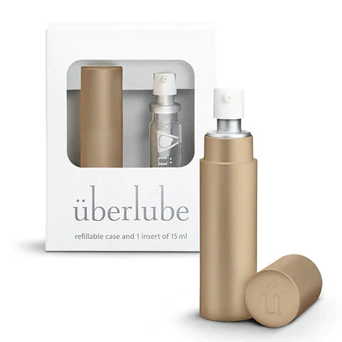Uberlube Premium Silicone Lubricant Set - Long Lasting, Hypoallergenic Personal Lube for Couples & Intimate Use - Perfect for Sensitive Skin & Enhanced Comfort