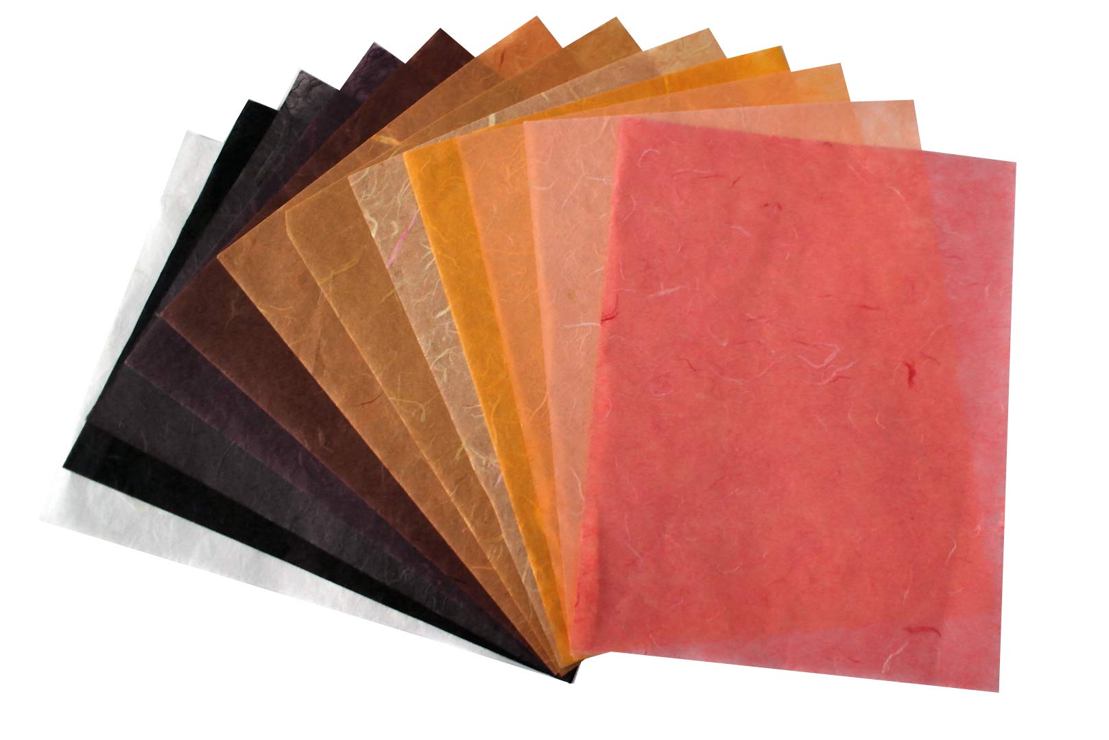75 Mulberry Paper Sheets - Handmade Japanese Washi Tissue for Origami, Scrapbooking, Card Making & Decorative Arts