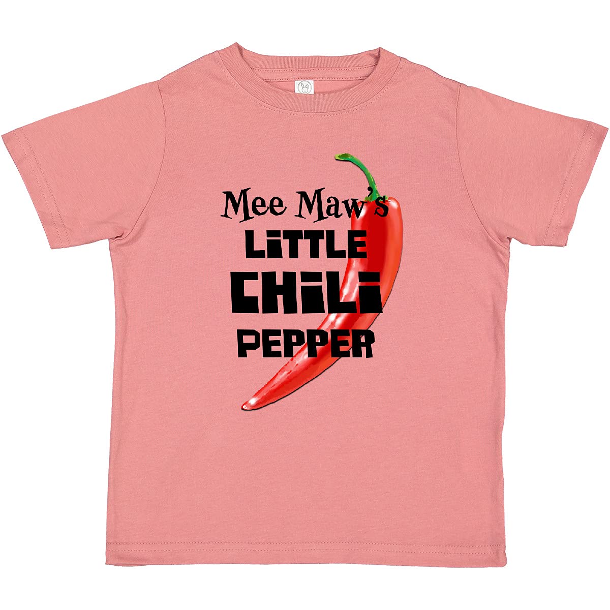 Inktastic Mee Maw's Little Chili Pepper Toddler T-Shirt - Cute Baby Clothes for Boys & Girls - Perfect for Family Photos, Holidays & Casual Outings