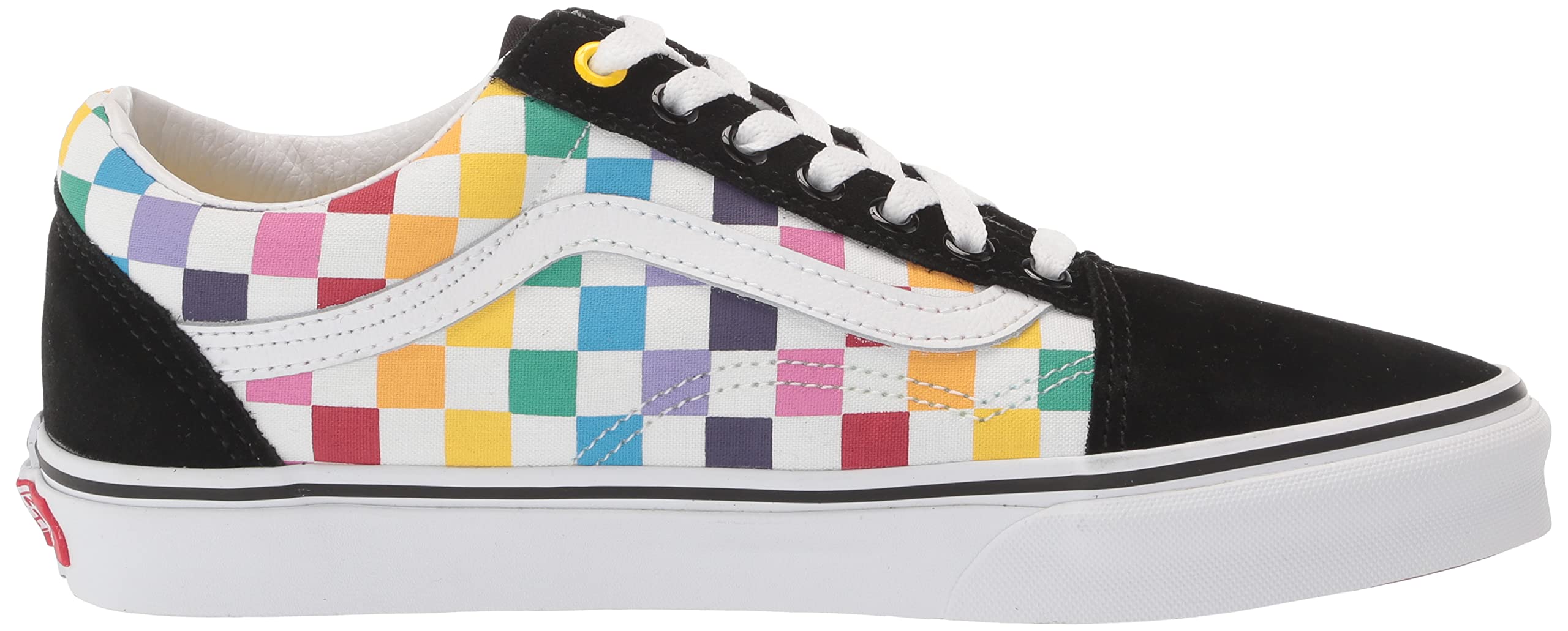 Vans Men's Old Skool Classic Skate Shoes - Black & White Checkerboard Sneakers for Casual Wear, Street Style & Skateboarding