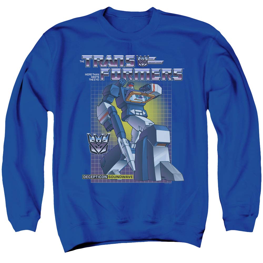 Transformers Soundwave Unisex Crewneck Sweatshirt for Men & Women - Casual Cosplay, Movie Fan Gift, Geek Fashion Apparel