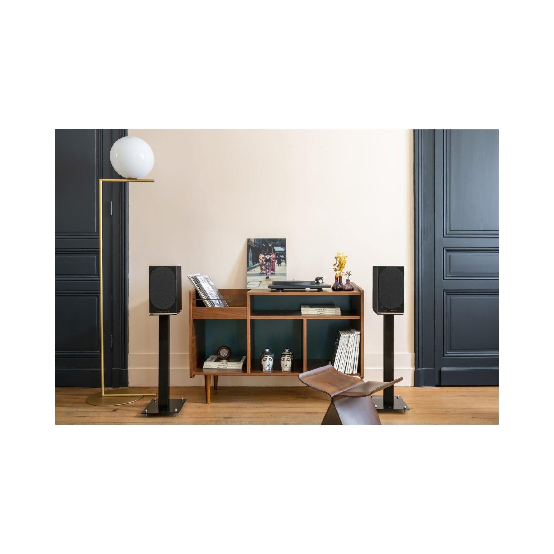 Triangle AIO Twin Powered Bookshelf Speakers Pair - High-Quality Open Box Clearance | Perfect for Home Theater, Gaming & Music Listening