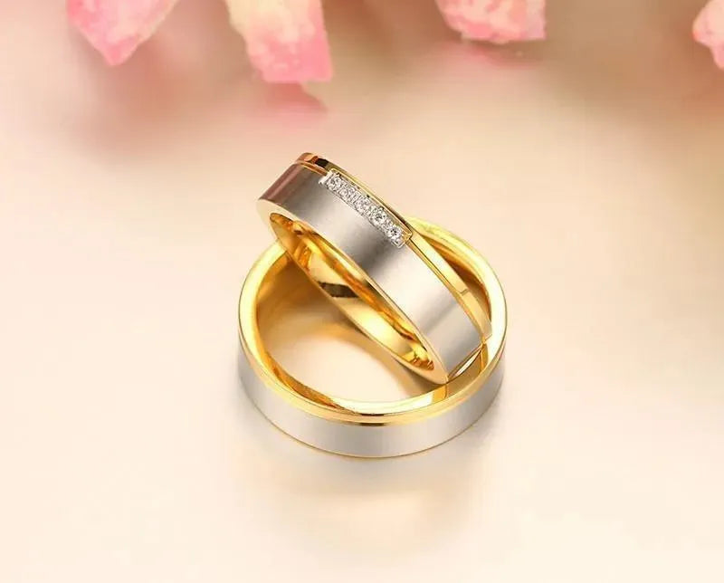 Elegant Wedding Rings for Women & Men - 14K Gold & Platinum Bands - Perfect for Engagement, Anniversary & Proposal Gifts