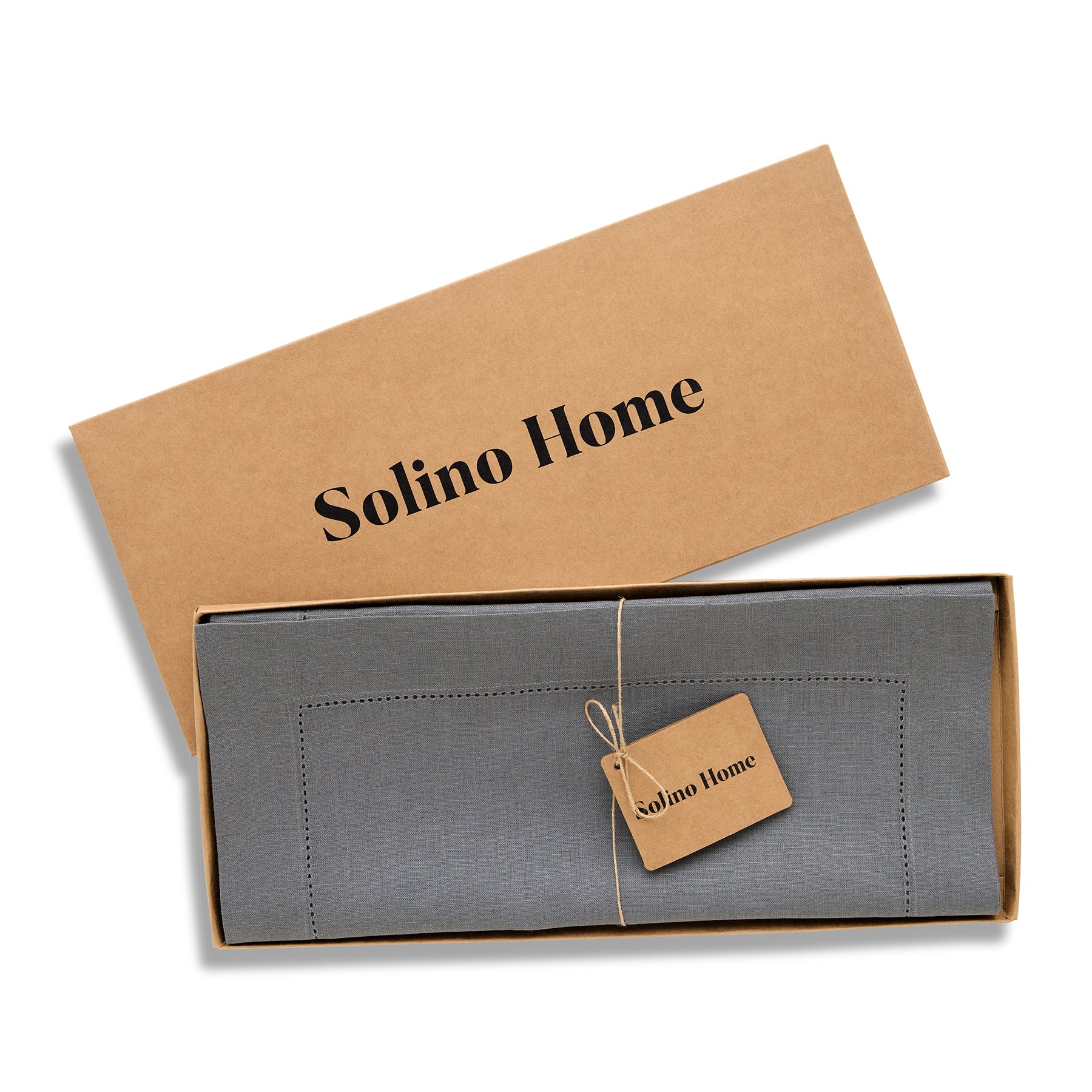 Elegant Classic Hemstitch Table Runner - Premium Linen Dining Decor for Weddings, Parties & Home Styling
