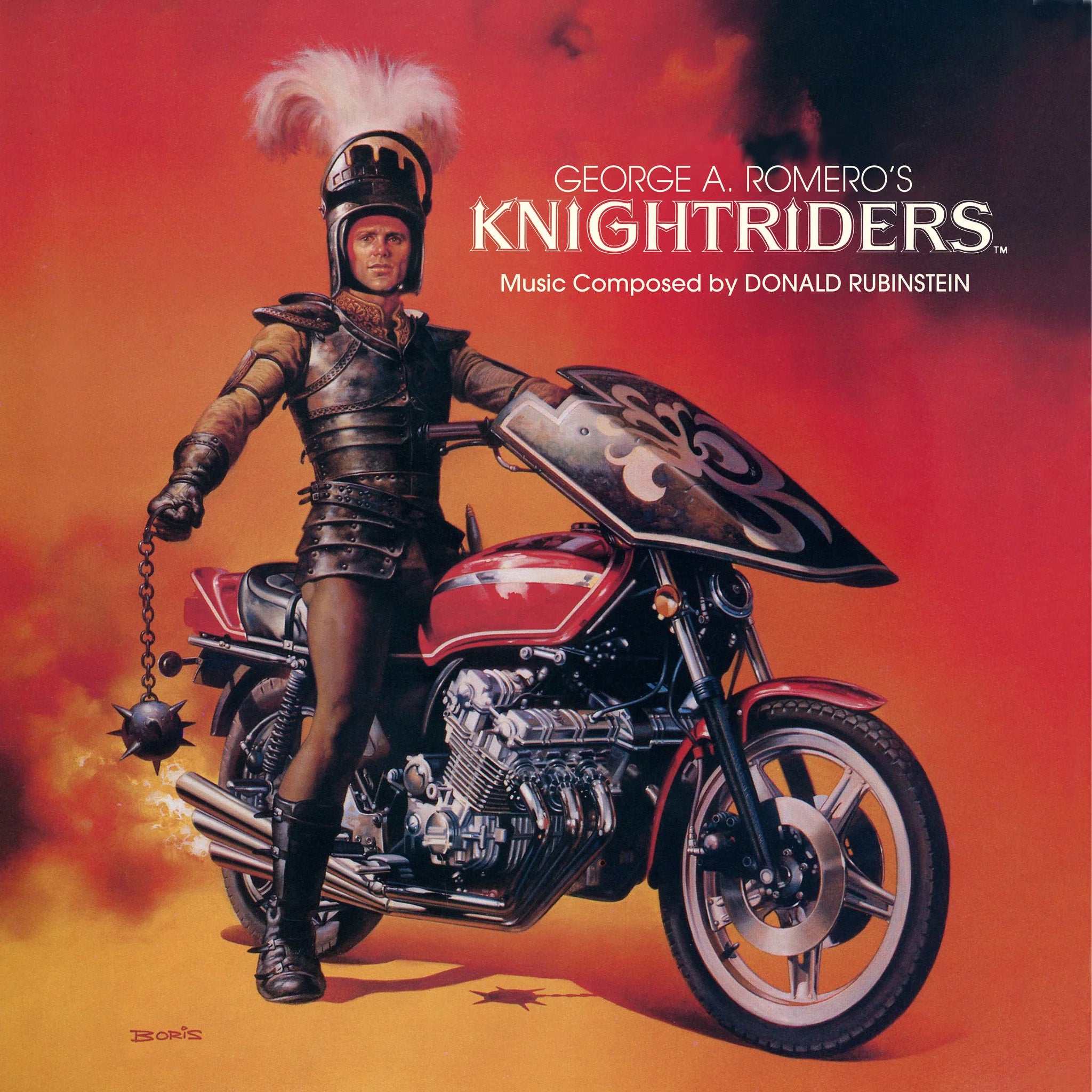George A. Romero's Knightriders Original Motion Picture Soundtrack 2xLP Vinyl Record - Mondo Exclusive Limited Edition | Perfect for Movie Collectors & Vinyl Enthusiasts