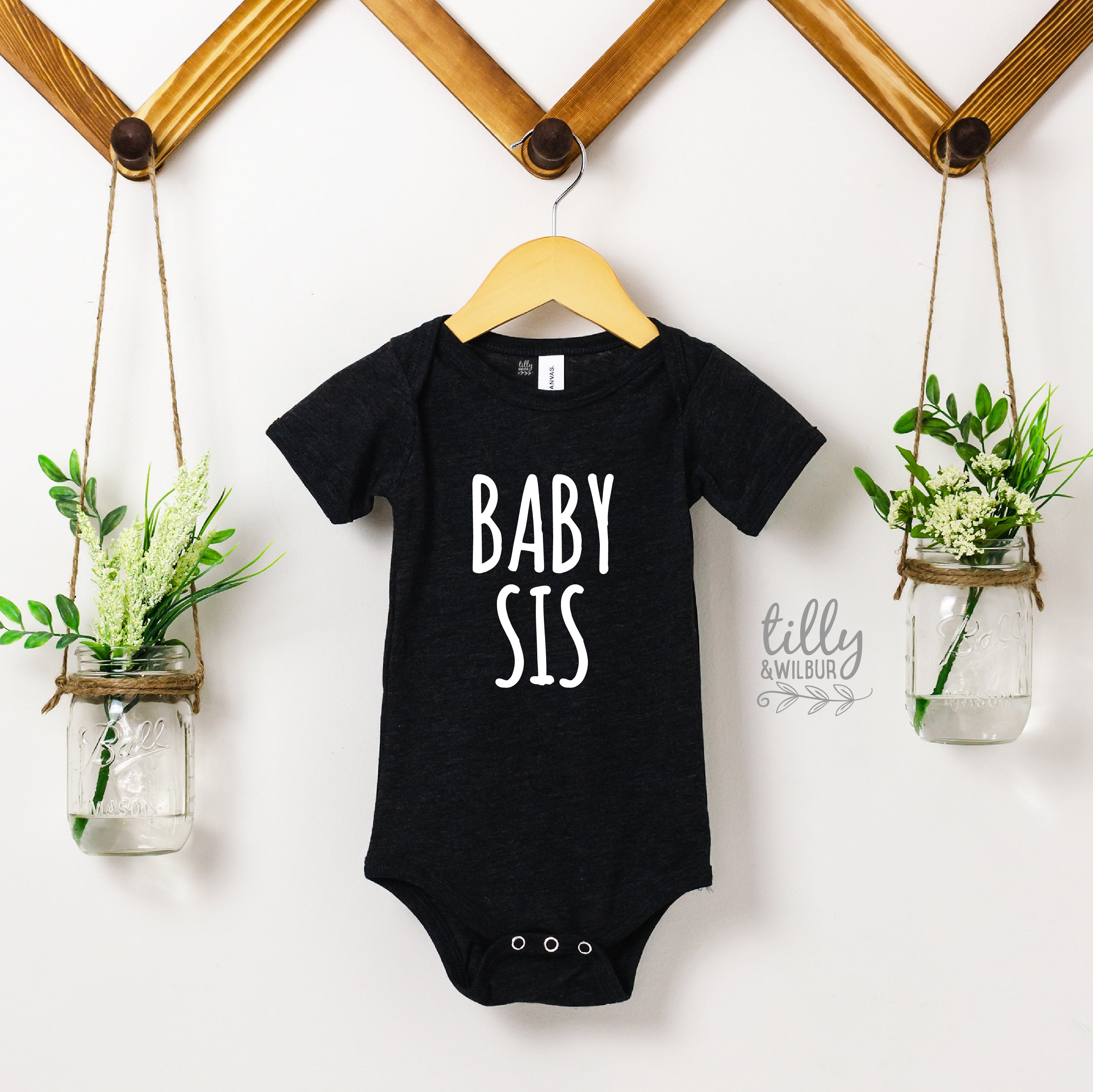 Baby Sis Bodysuit - Soft Cotton Infant Onesie for Newborns & Toddlers | Perfect for Playtime, Nursery & Family Outings