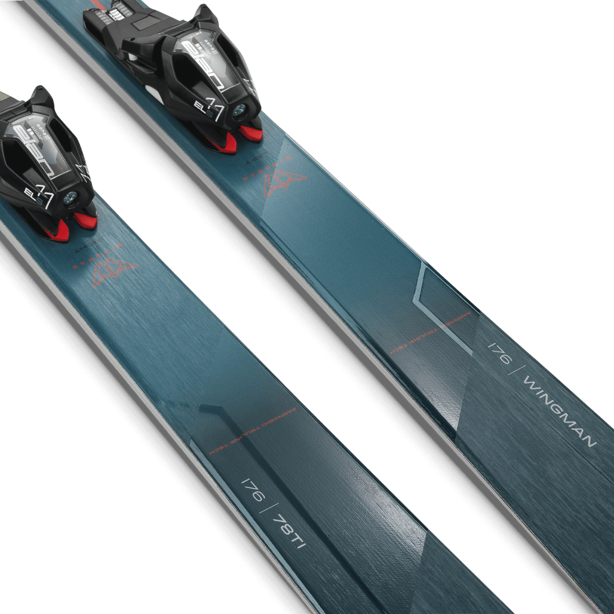 Elan Wingman 78 TI PS Skis with ELS 11.0 DB484018 Bindings - 2025 Model | All-Mountain Performance for Powder & Groomed Runs