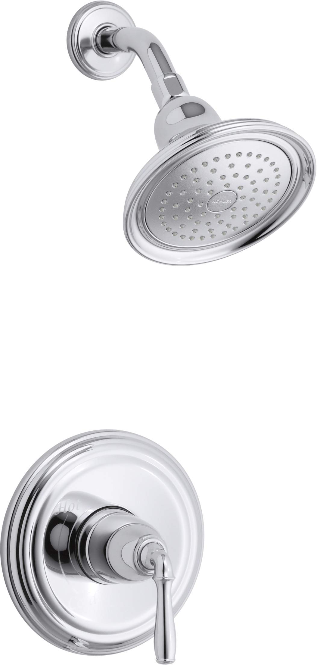 Kohler Devonshire Shower Trim Kit - Polished Chrome Bathroom Faucet Set with Hand Shower - Perfect for Modern & Luxury Bathroom Renovations