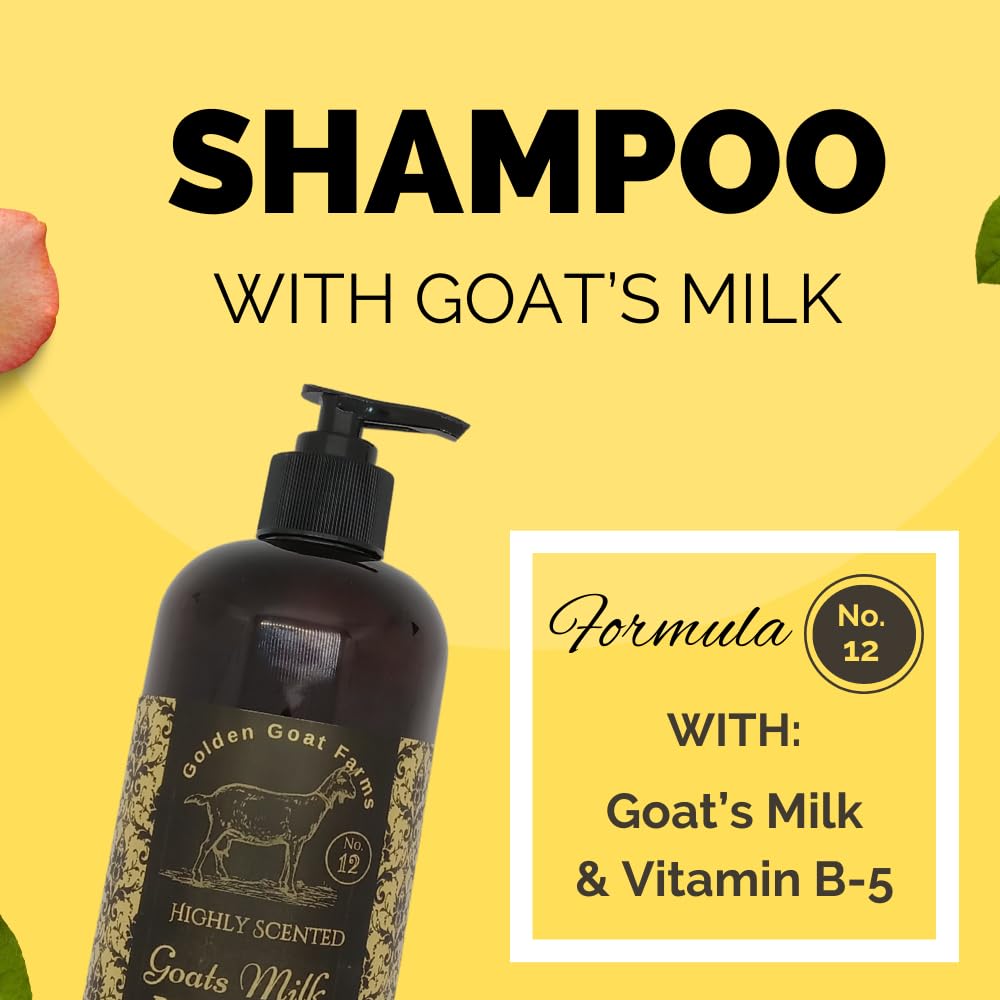Golden Goat Farms Blackberry Scented Goat Milk Shampoo & Conditioner Set - 1 Gallon Each for Hydration & Shine | Perfect for Dry, Damaged Hair at Home & Salon Use