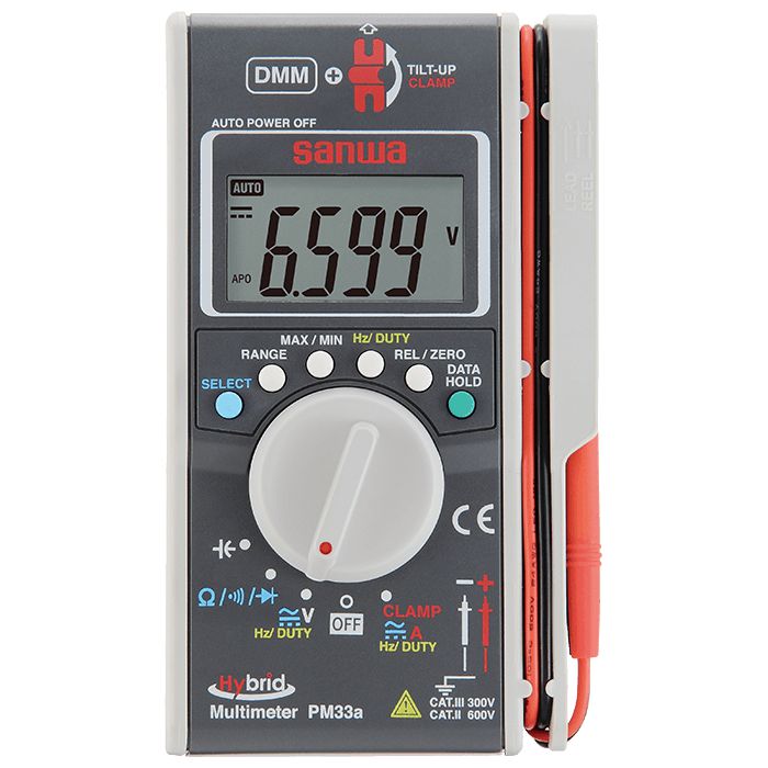 PM33a | Pocket-Sized Hybrid Digital Multimeter & Clamp Meter - Perfect for Electricians, DIY Home Repairs, and Automotive Diagnostics